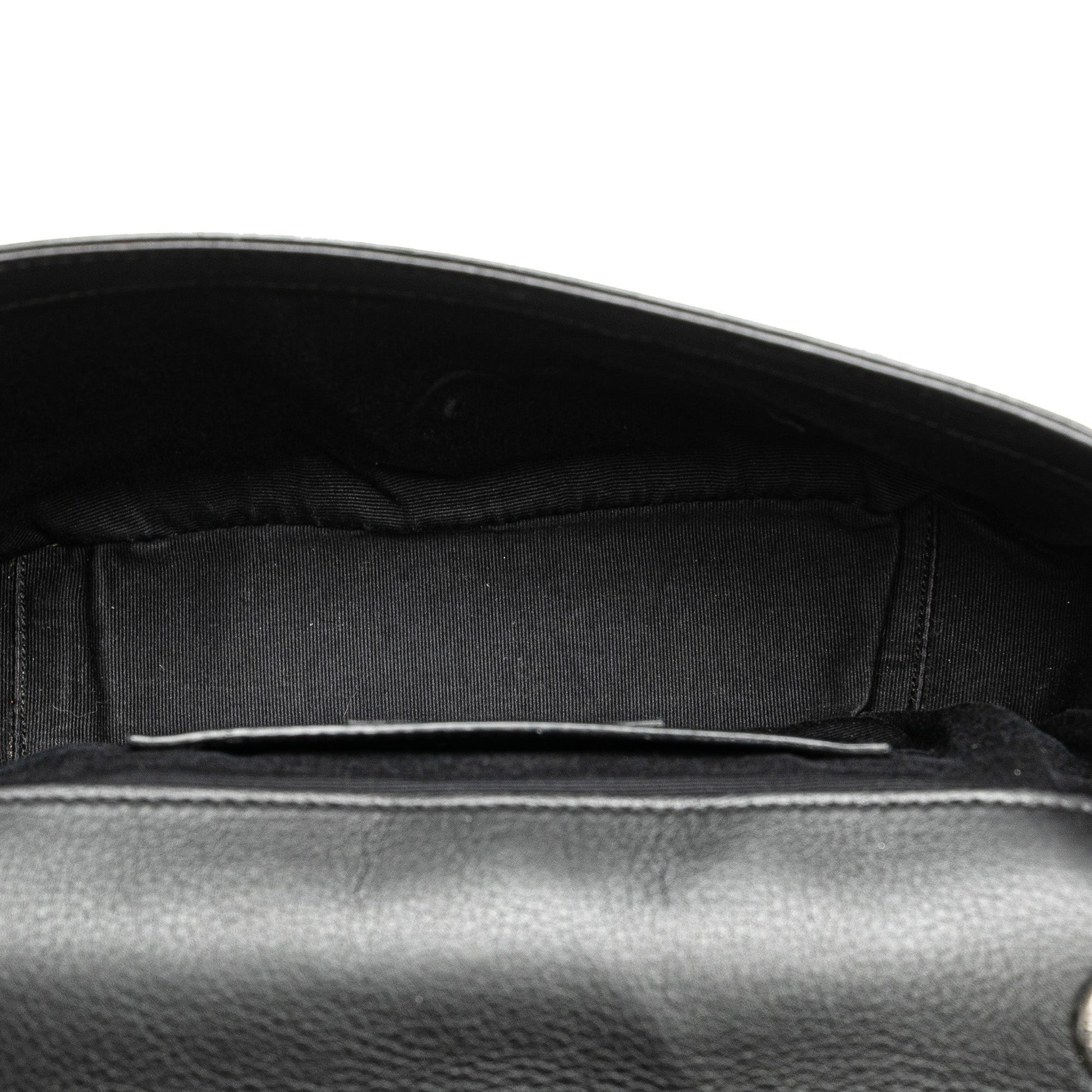 Saint Laurent Medium Monogram Heart Patchwork Chain Wallet