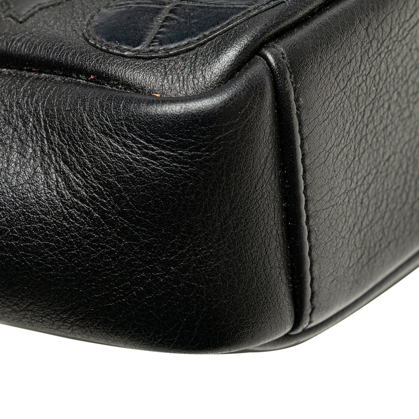Saint Laurent Medium Monogram Heart Patchwork Chain Wallet