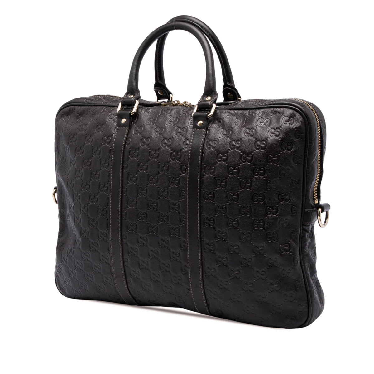 Gucci Guccissima Business Bag — Brown