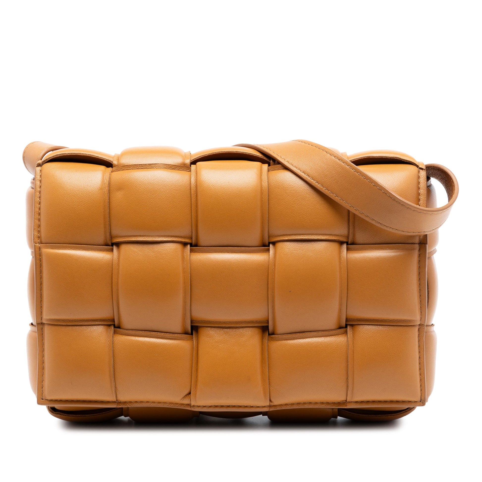 Nappa Intrecciato Padded Cassette Crossbody