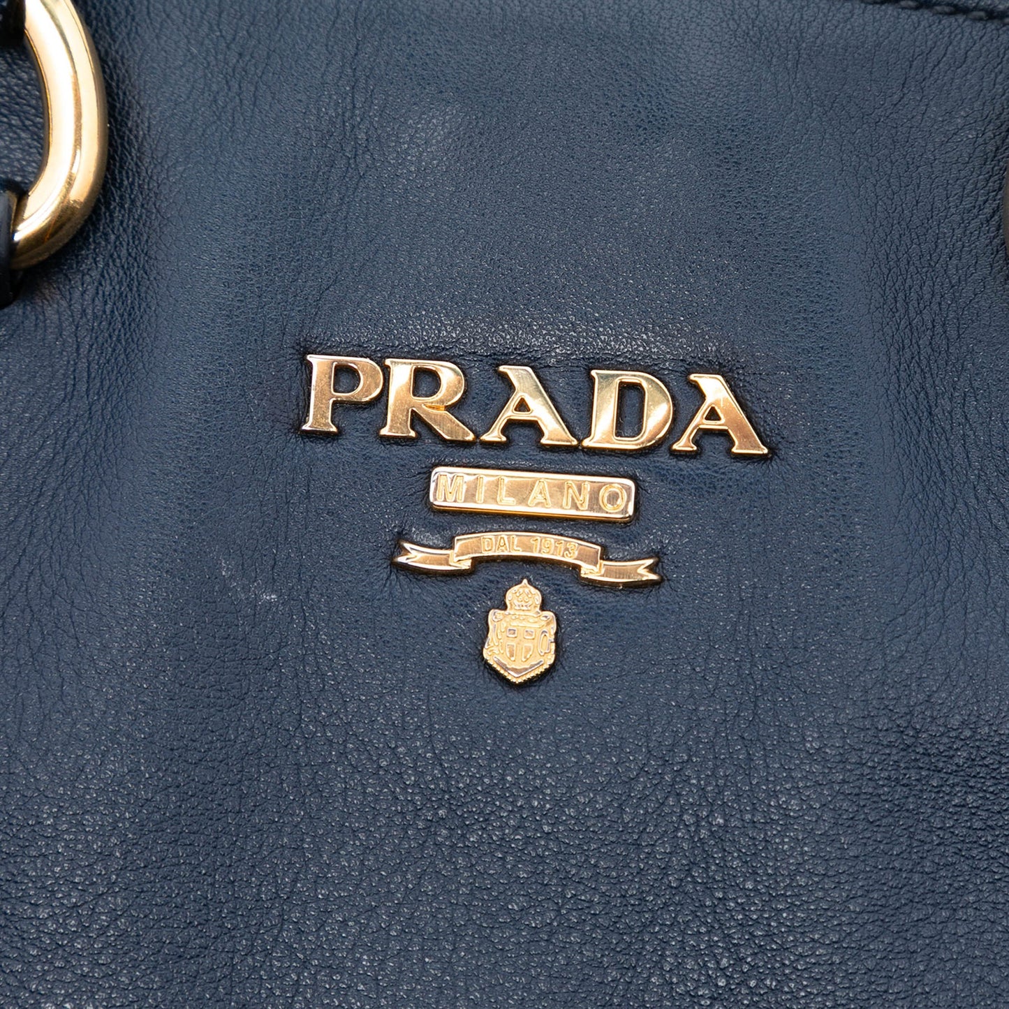 Prada Soft Calf Open Convertible Tote