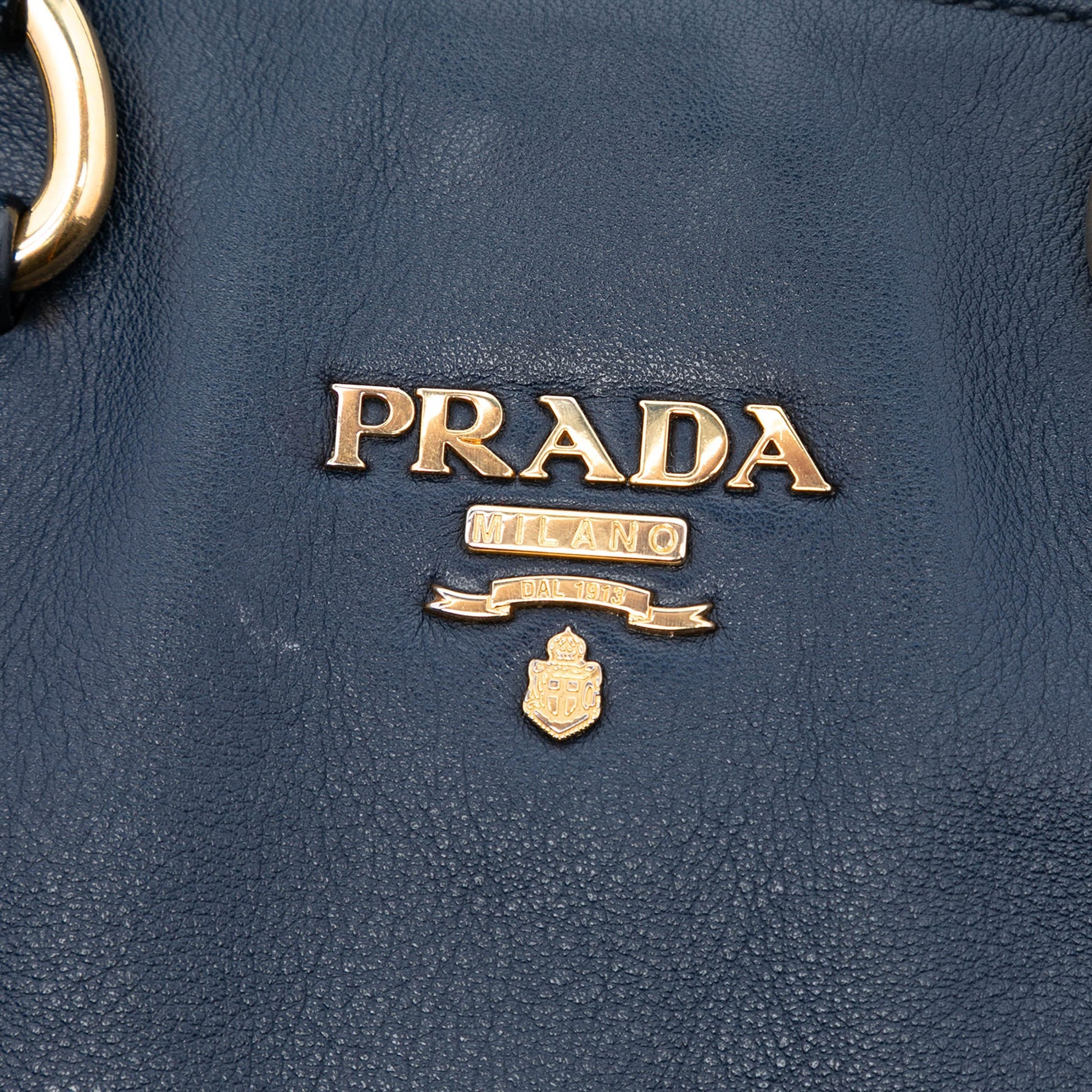 Prada Soft Calf Open Convertible Tote