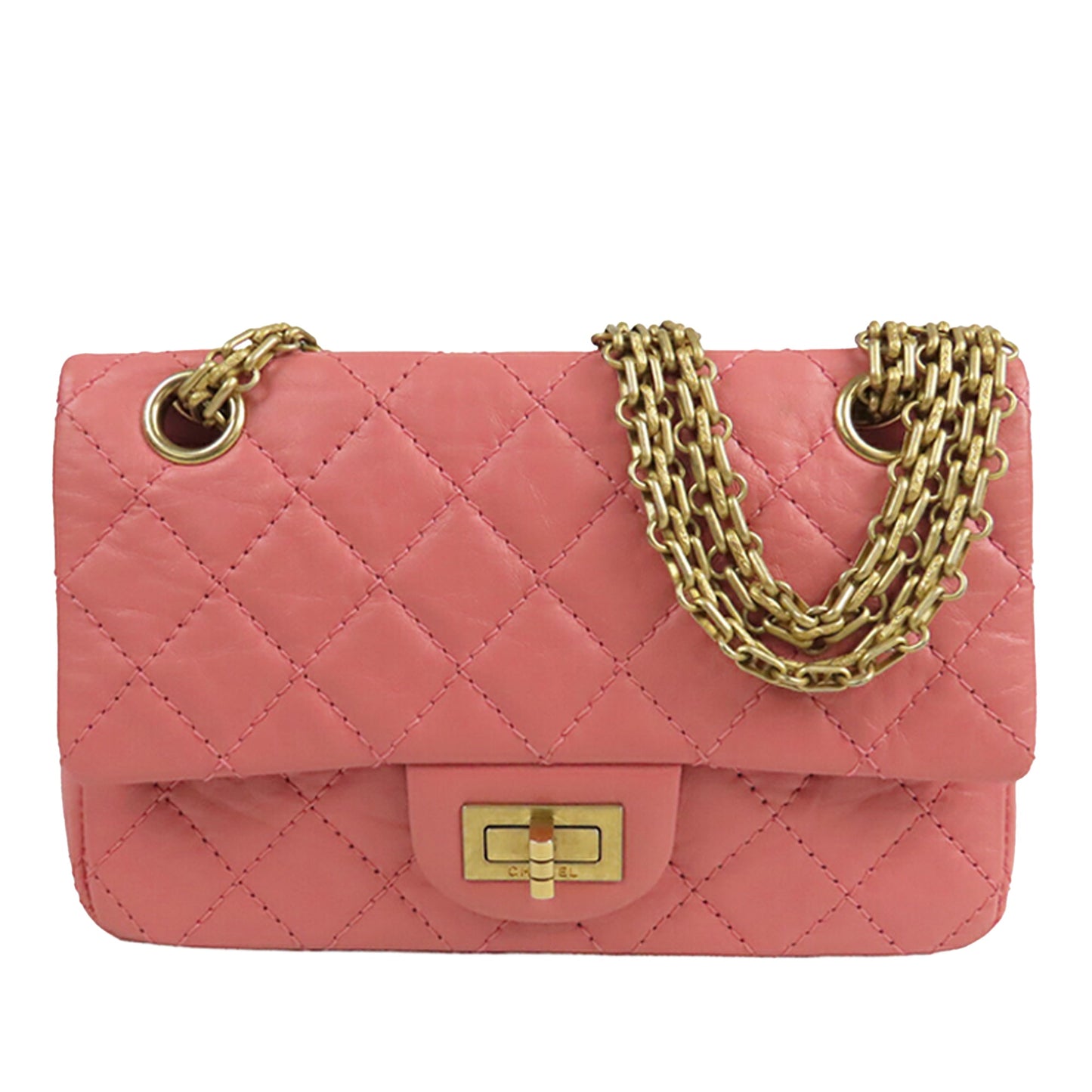 Chanel Quilted Aged Calfskin Reissue 2.55 Single Flap 224
