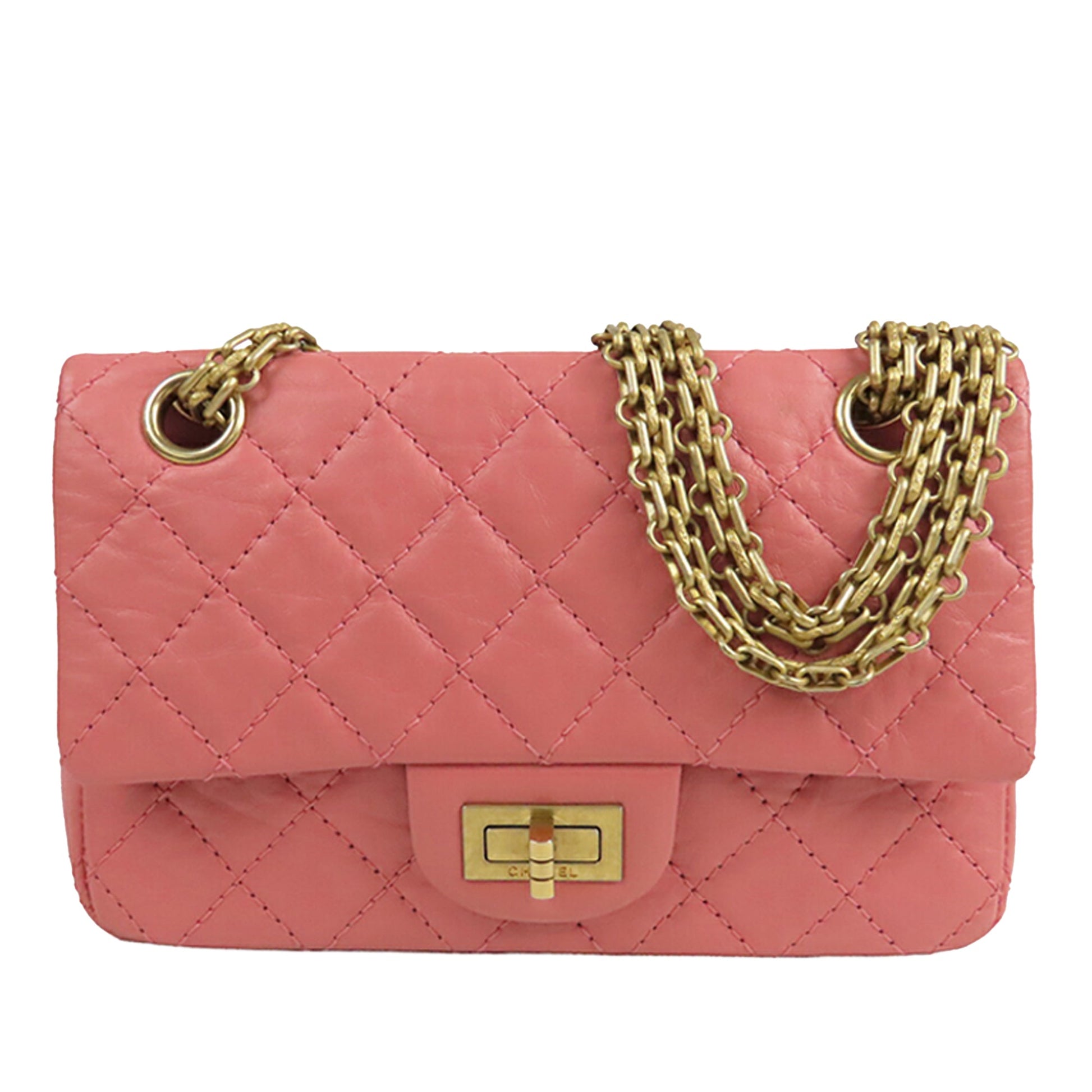 Chanel Quilted Aged Calfskin Reissue 2.55 Single Flap 224