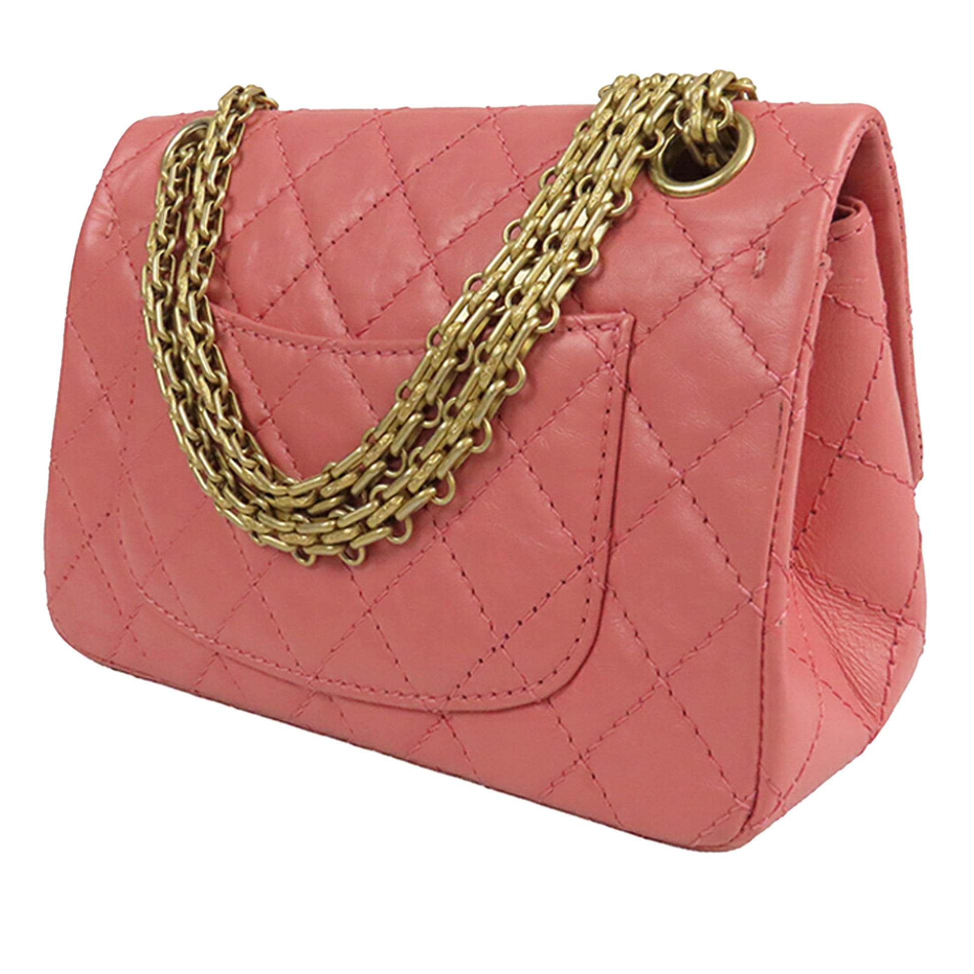 Chanel Quilted Aged Calfskin Reissue 2.55 Single Flap 224