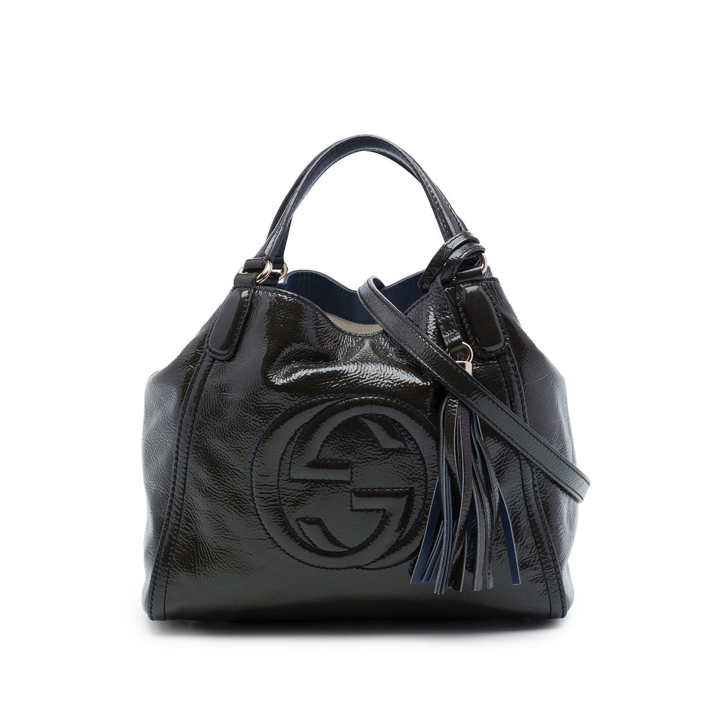 Gucci Small Patent Soho Satchel