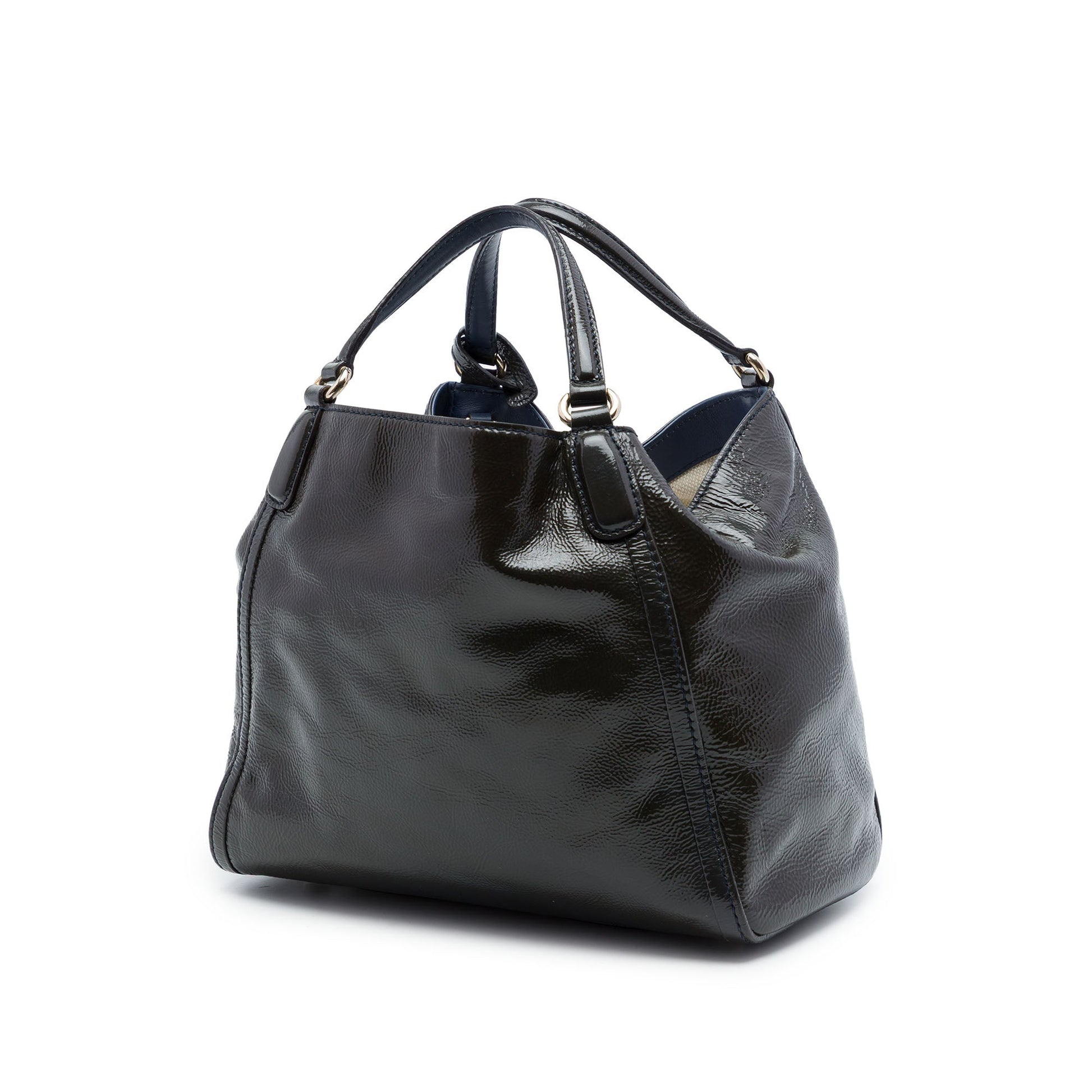 Gucci Small Patent Soho Satchel