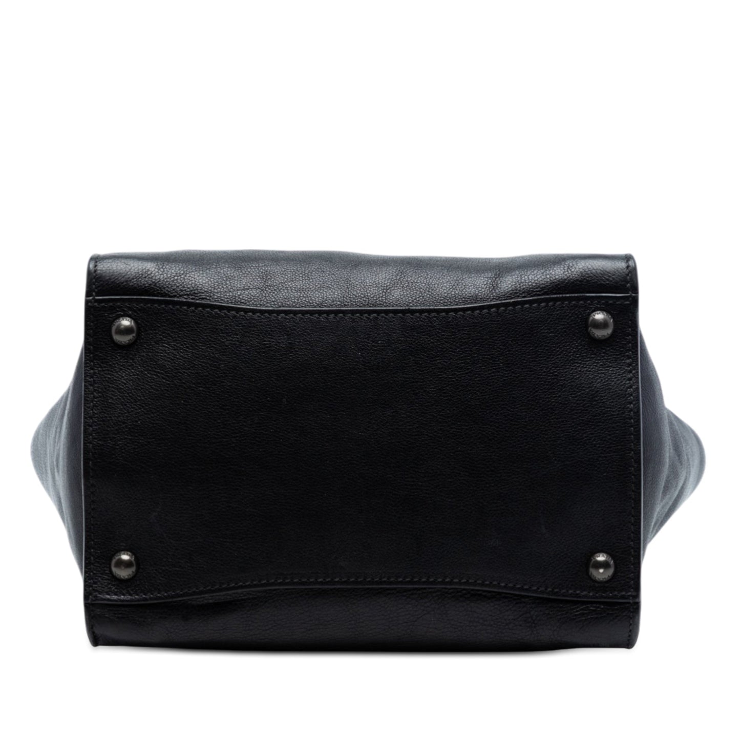Glace Calf Twin Pocket Double Handle Satchel