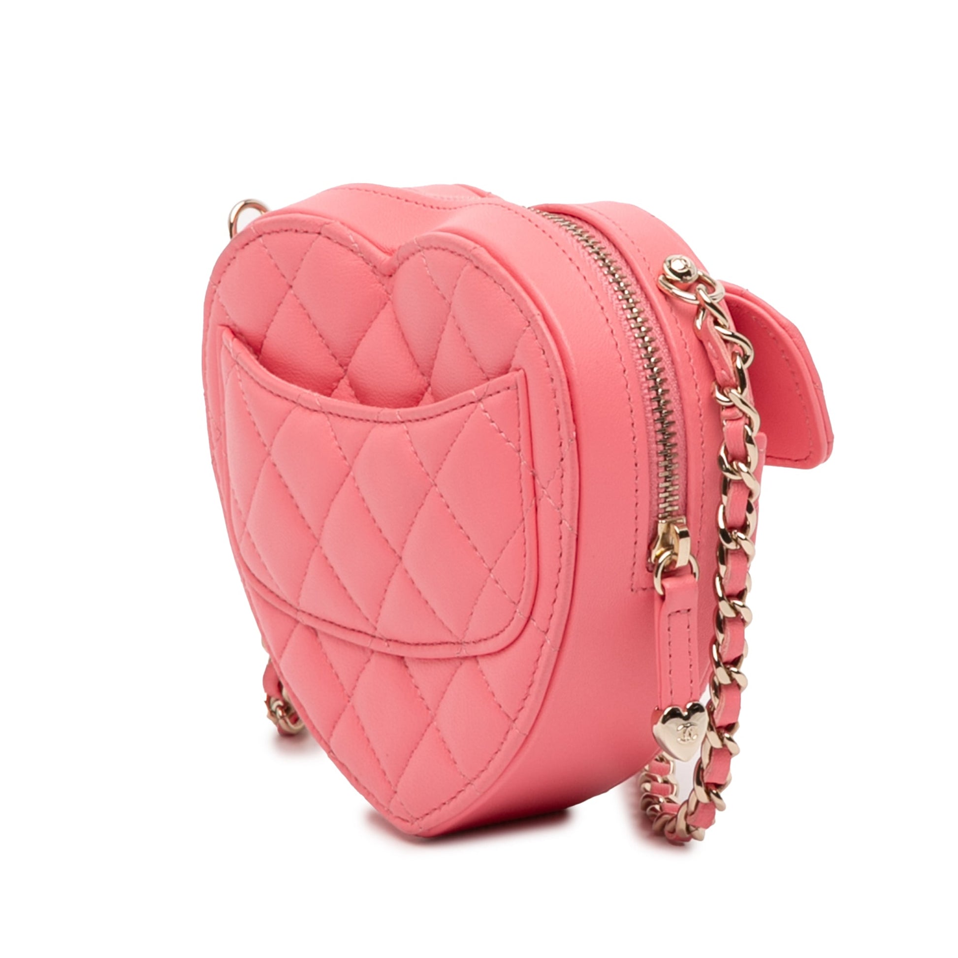 Chanel Mini Lambskin CC in Love Heart Crossbody