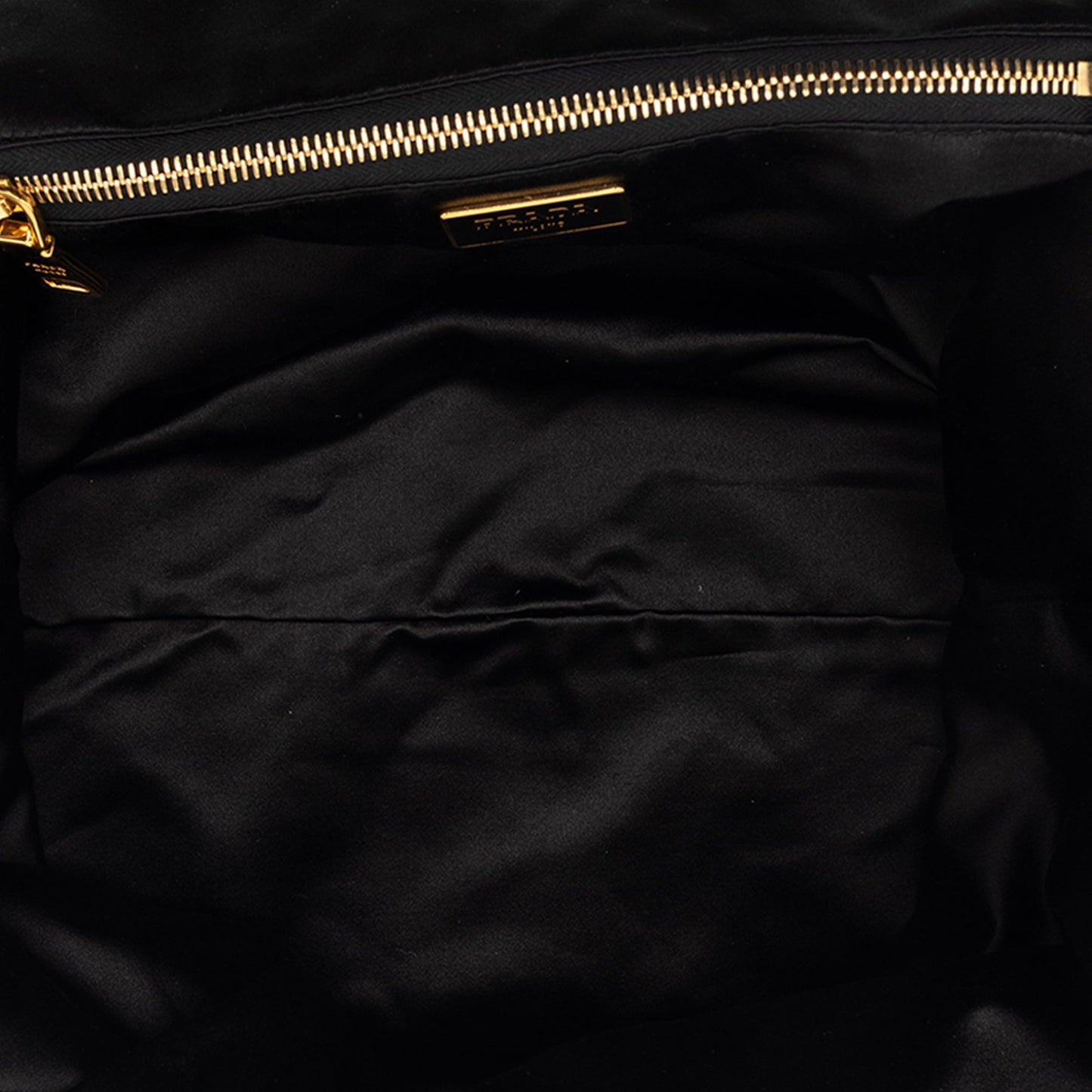 Prada Satin Sequin Stripes Tote