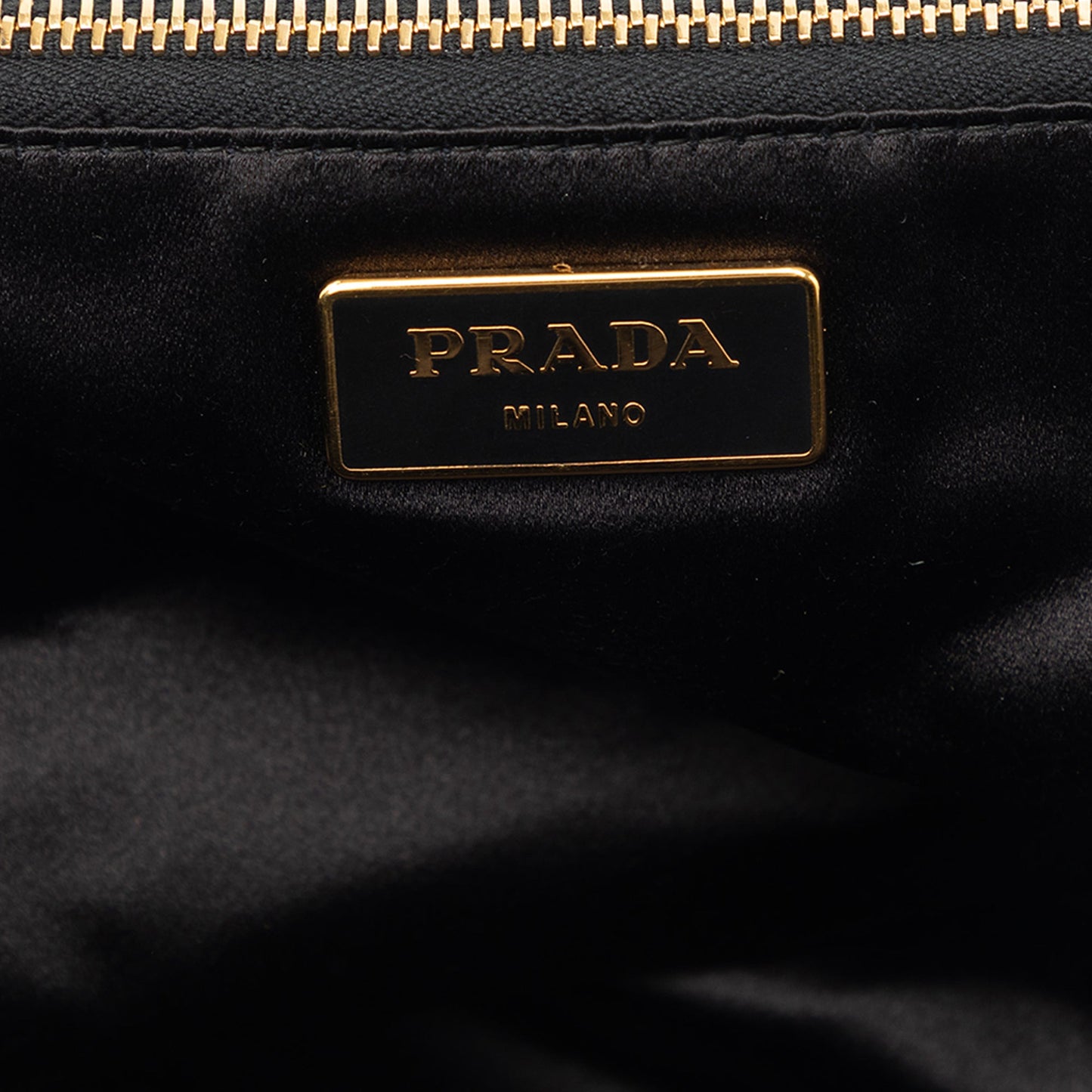 Prada Satin Sequin Stripes Tote