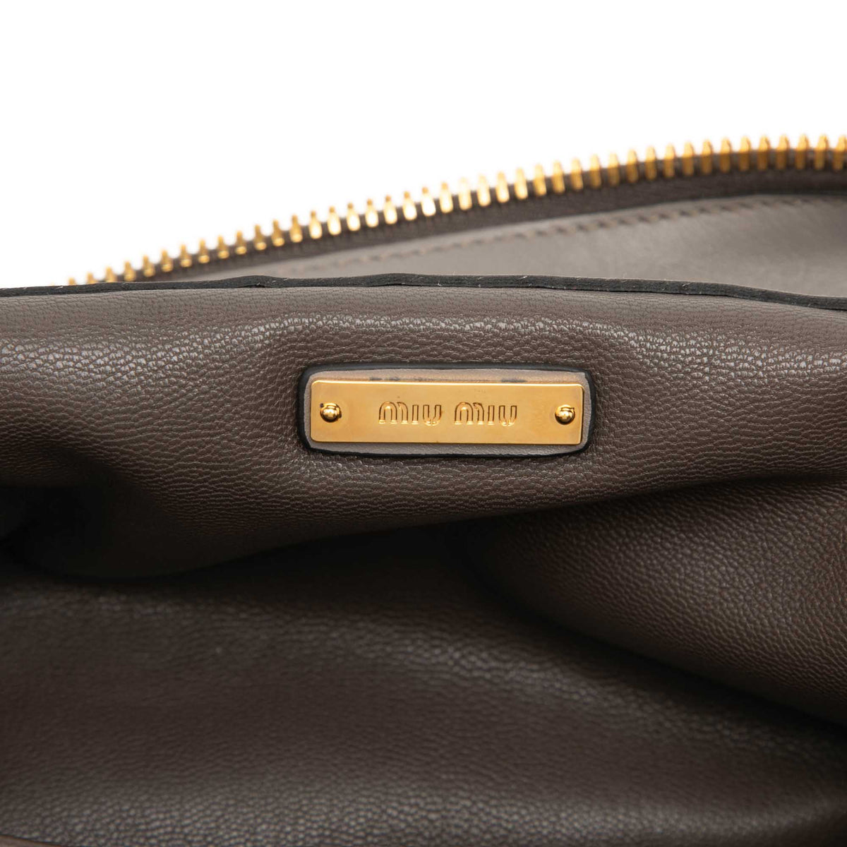 Miu Miu Soft Calf Cloud Hobo
