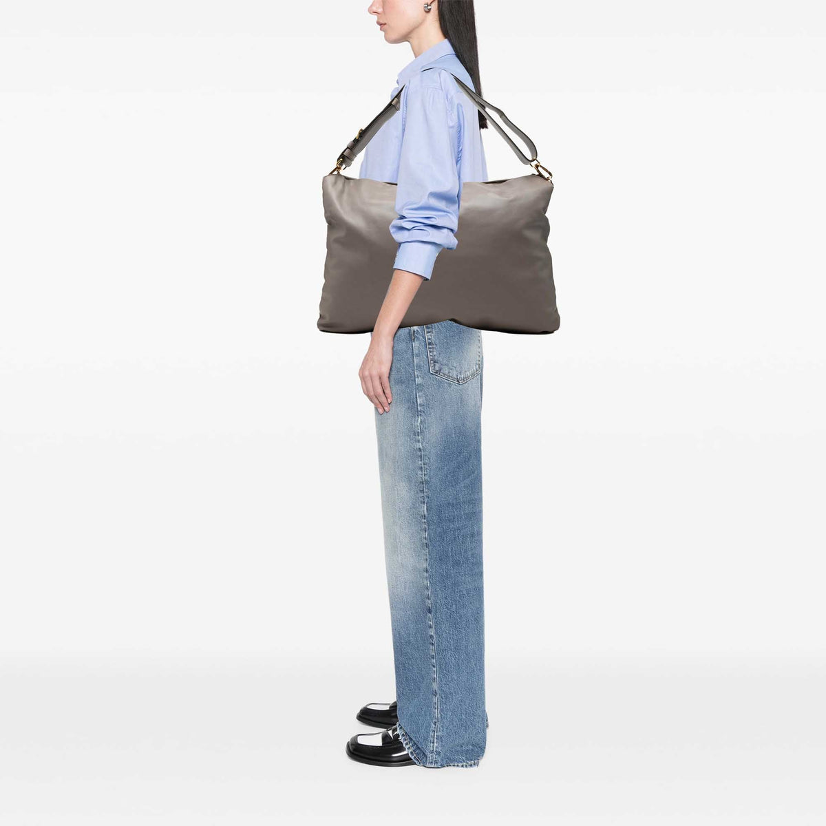 Miu Miu Soft Calf Cloud Hobo