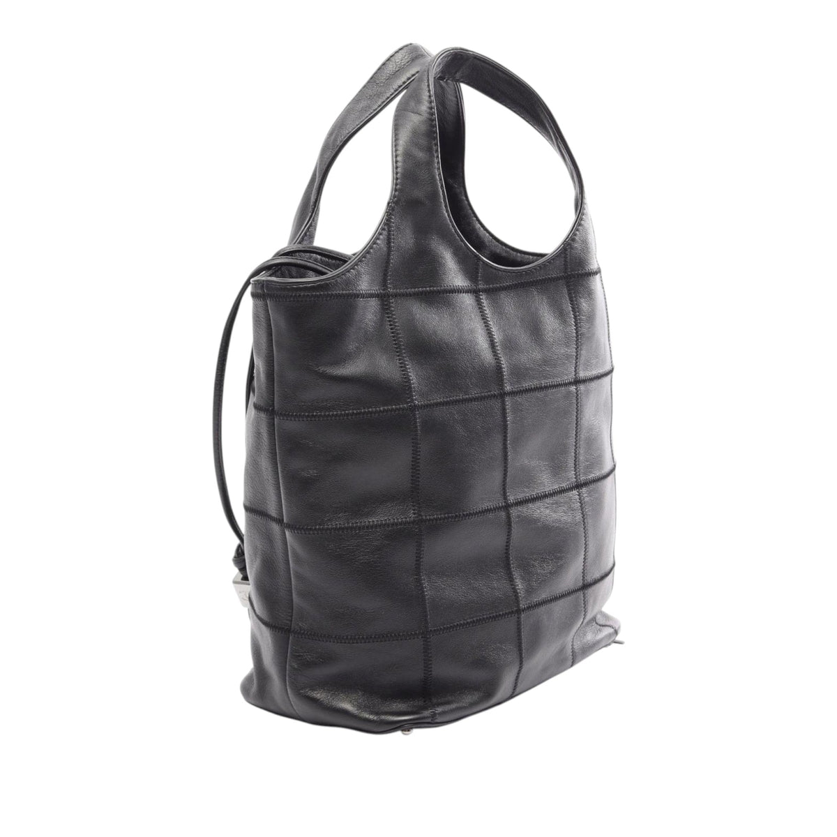 Chanel Chocolate Bar Calfskin Tassel Tote