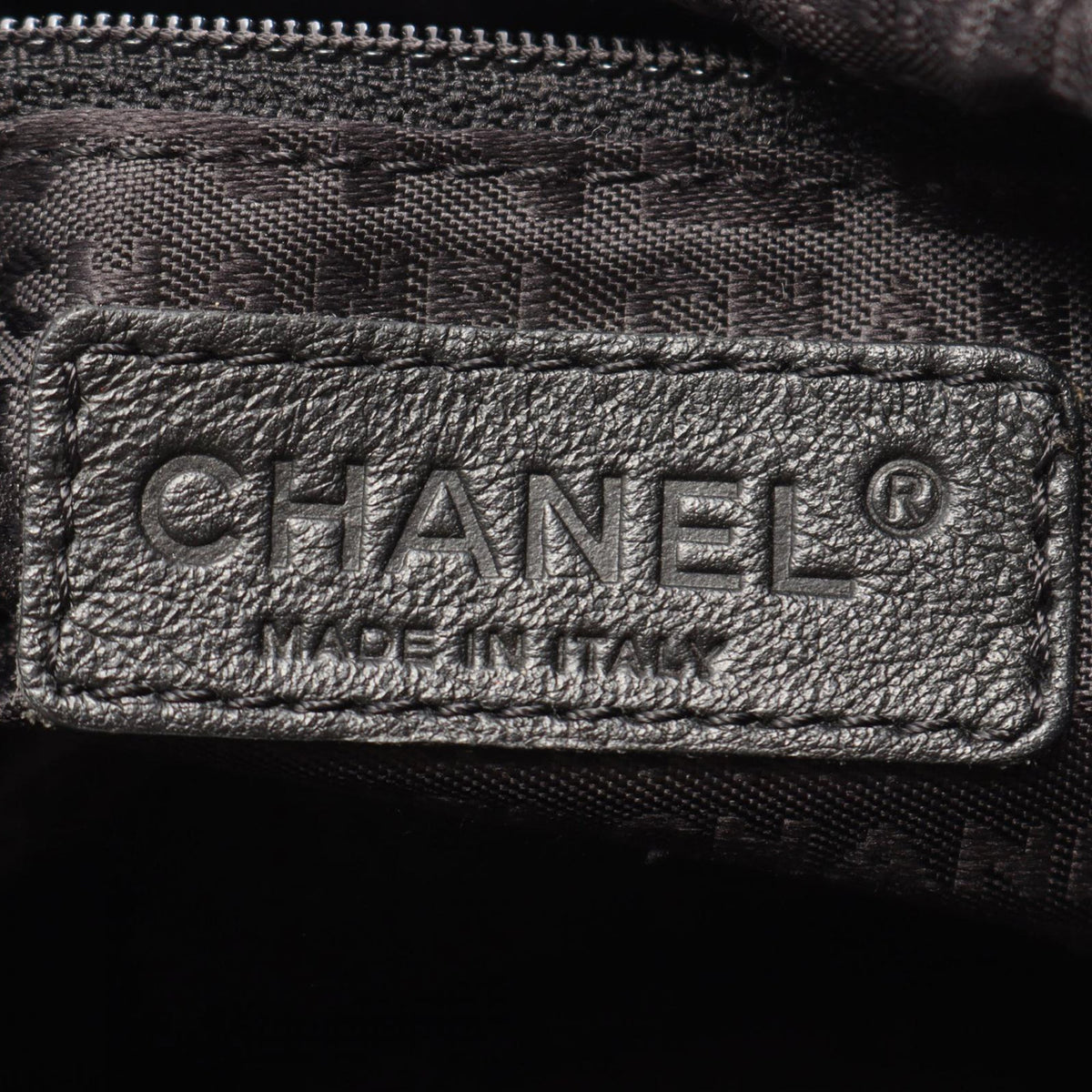 Chanel Chocolate Bar Calfskin Tassel Tote