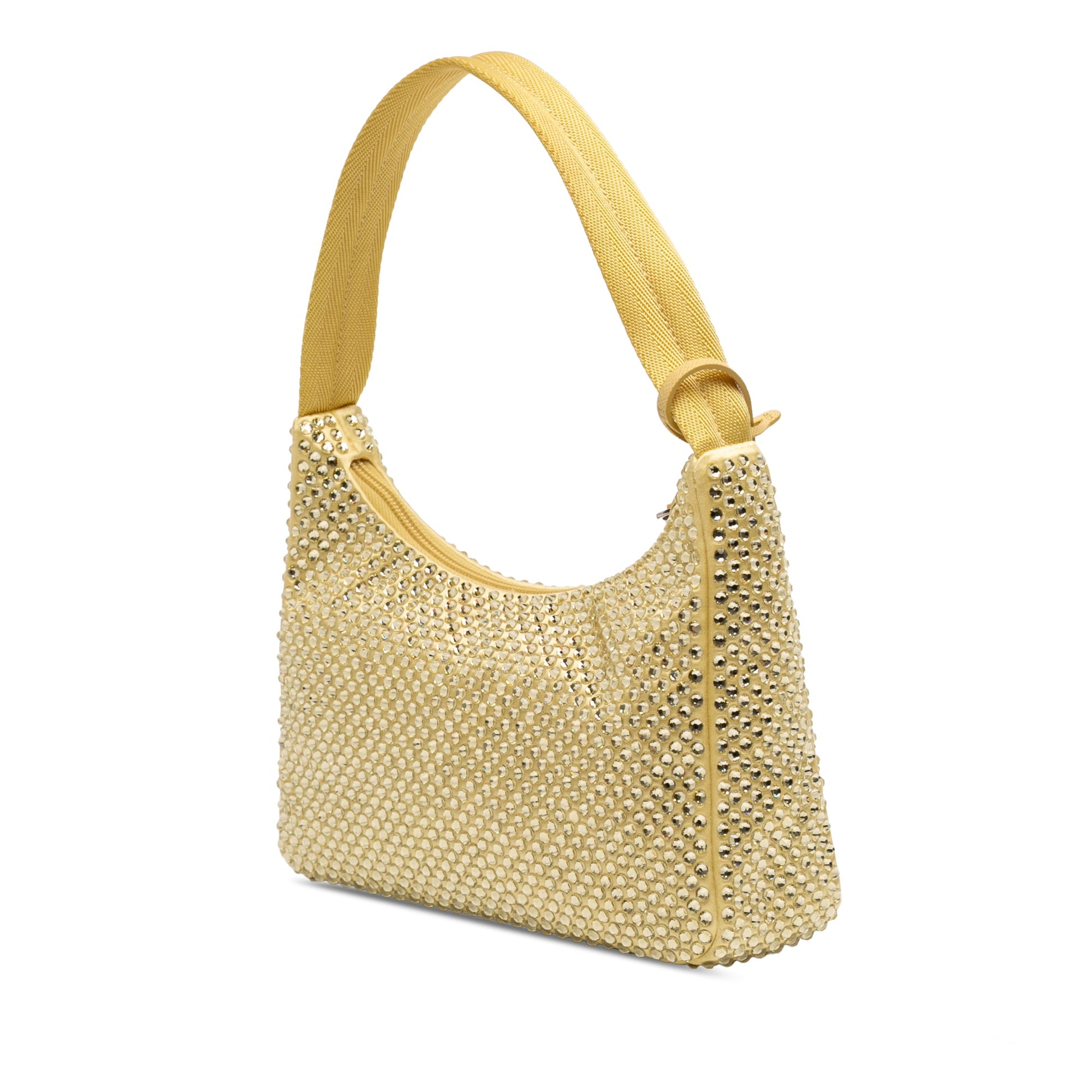 Prada Mini Satin Crystal Re Edition 2000 Shoulder Bag