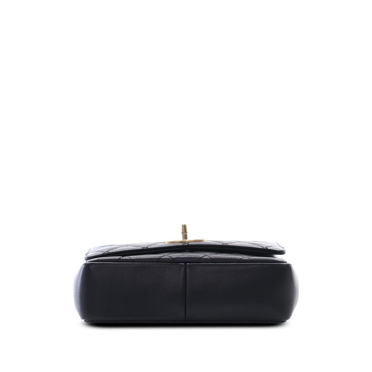 Chanel Small Quilted Lambskin Private Affair Camellia Flap — Black