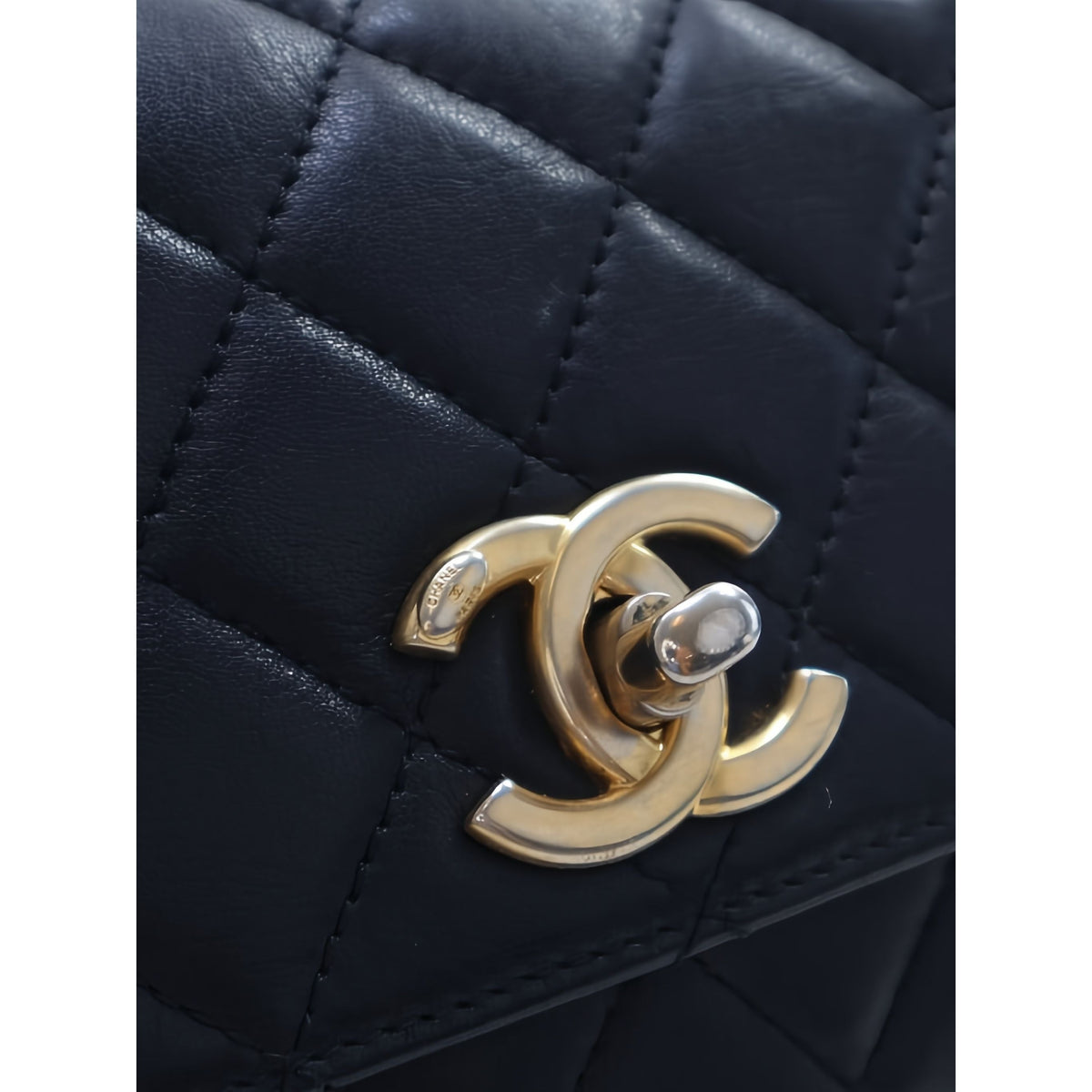 Chanel Small Quilted Lambskin Private Affair Camellia Flap — Black