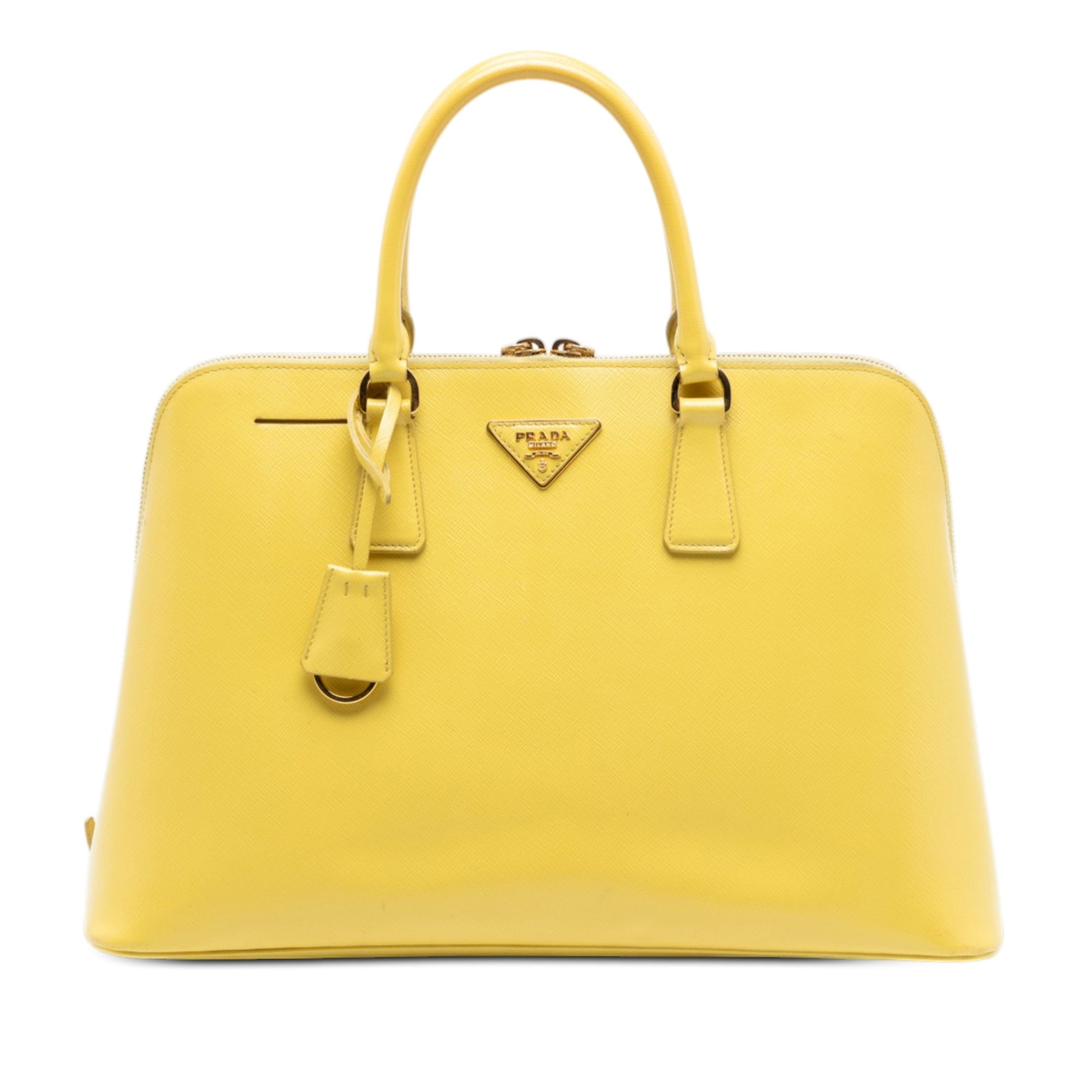 Large Saffiano Lux Promenade Satchel