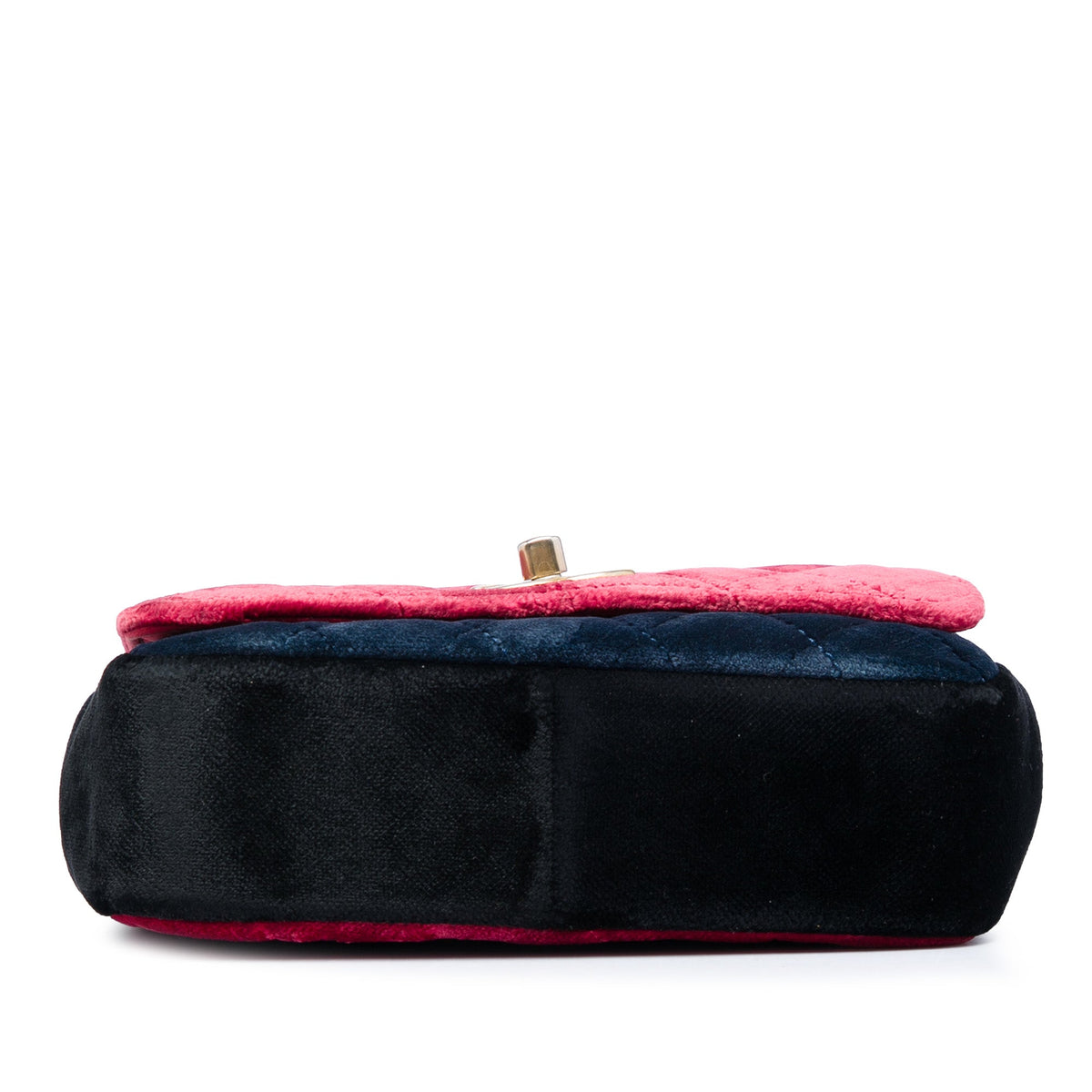 Chanel Paris Cosmopolite Small Tricolor Quilted Velvet Private Affair Camellia Flap