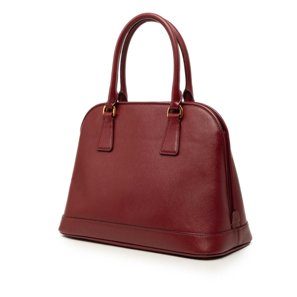 Prada Medium Saffiano Lux Open Promenade Satchel