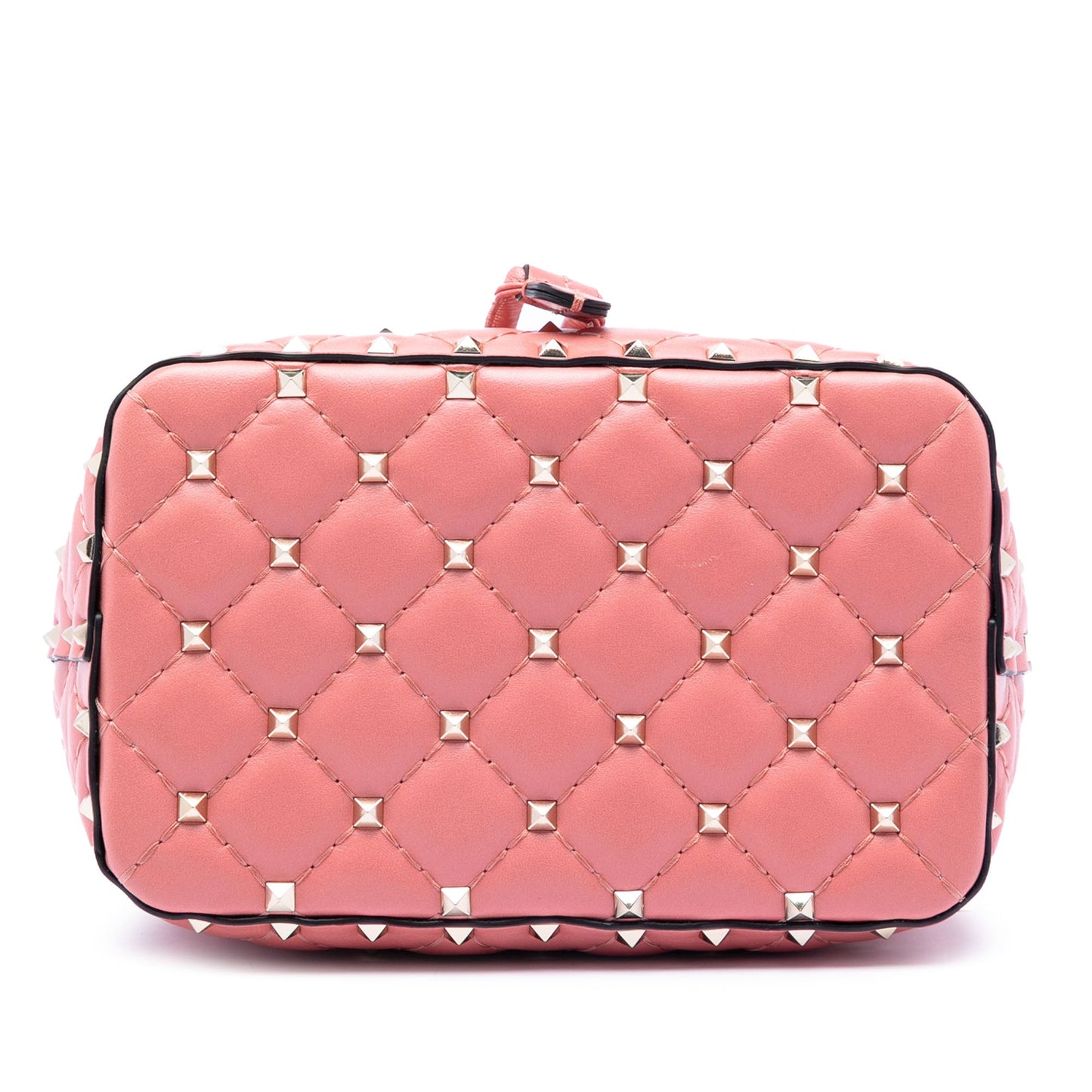 Valentino Small Leather Rockstud Spike Bucket Bag