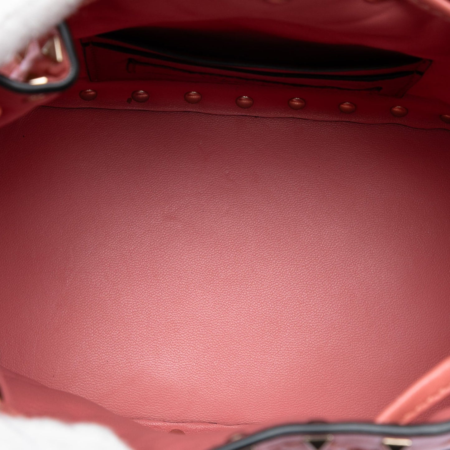 Valentino Small Leather Rockstud Spike Bucket Bag