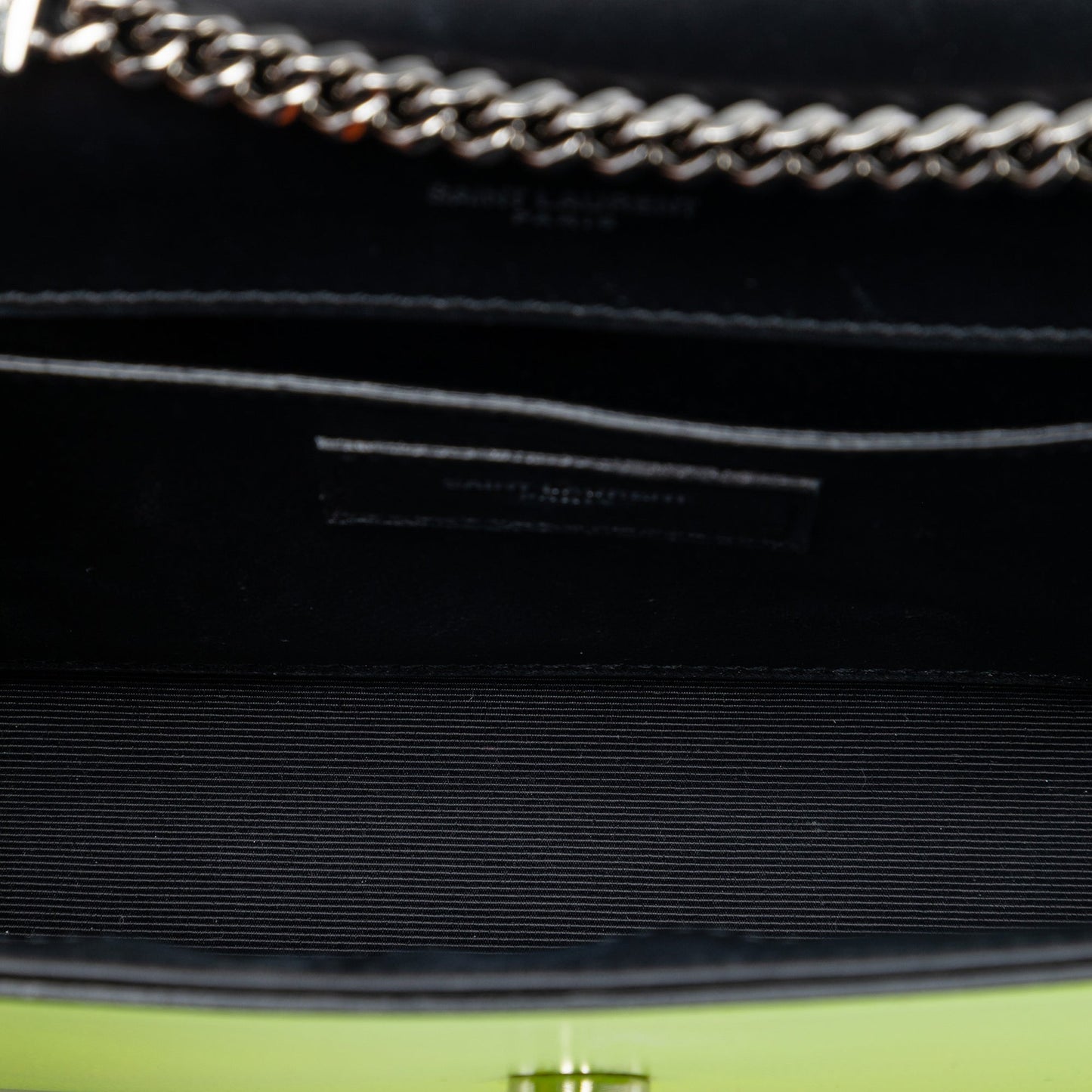 Saint Laurent Small Patent Grain de Poudre Monogram Kate Crossbody