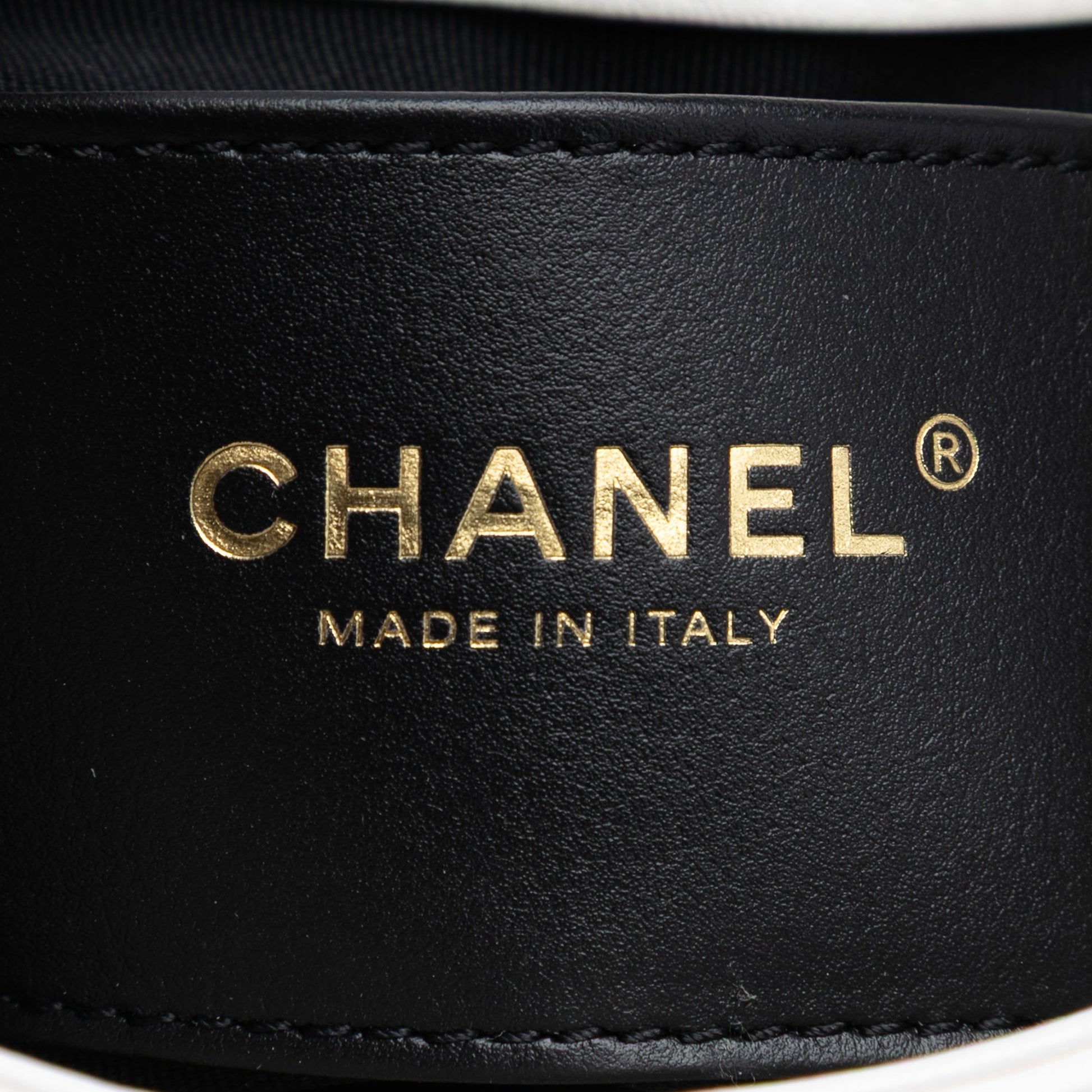 Chanel Small Quilted Lambskin Giant CC Chain Compartment Messenger Bag