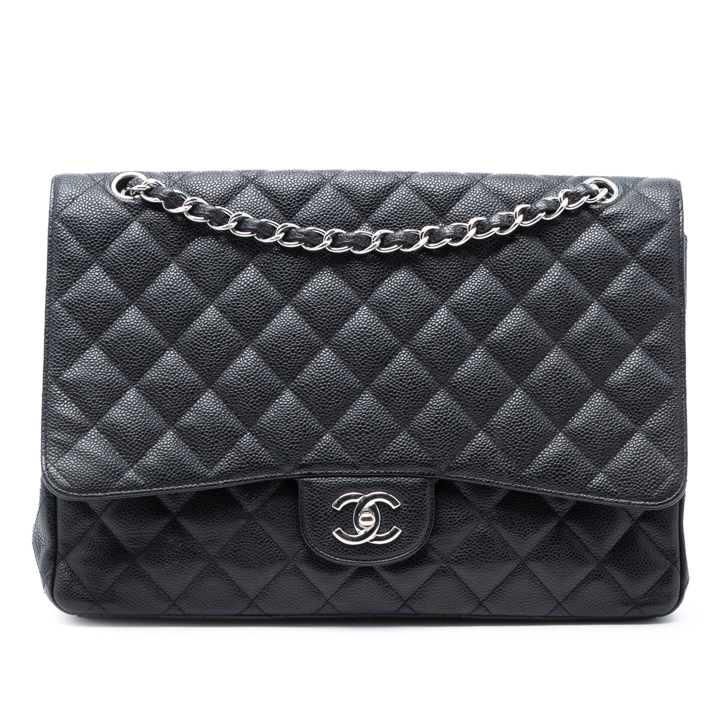 Chanel Maxi Classic Caviar Single Flap