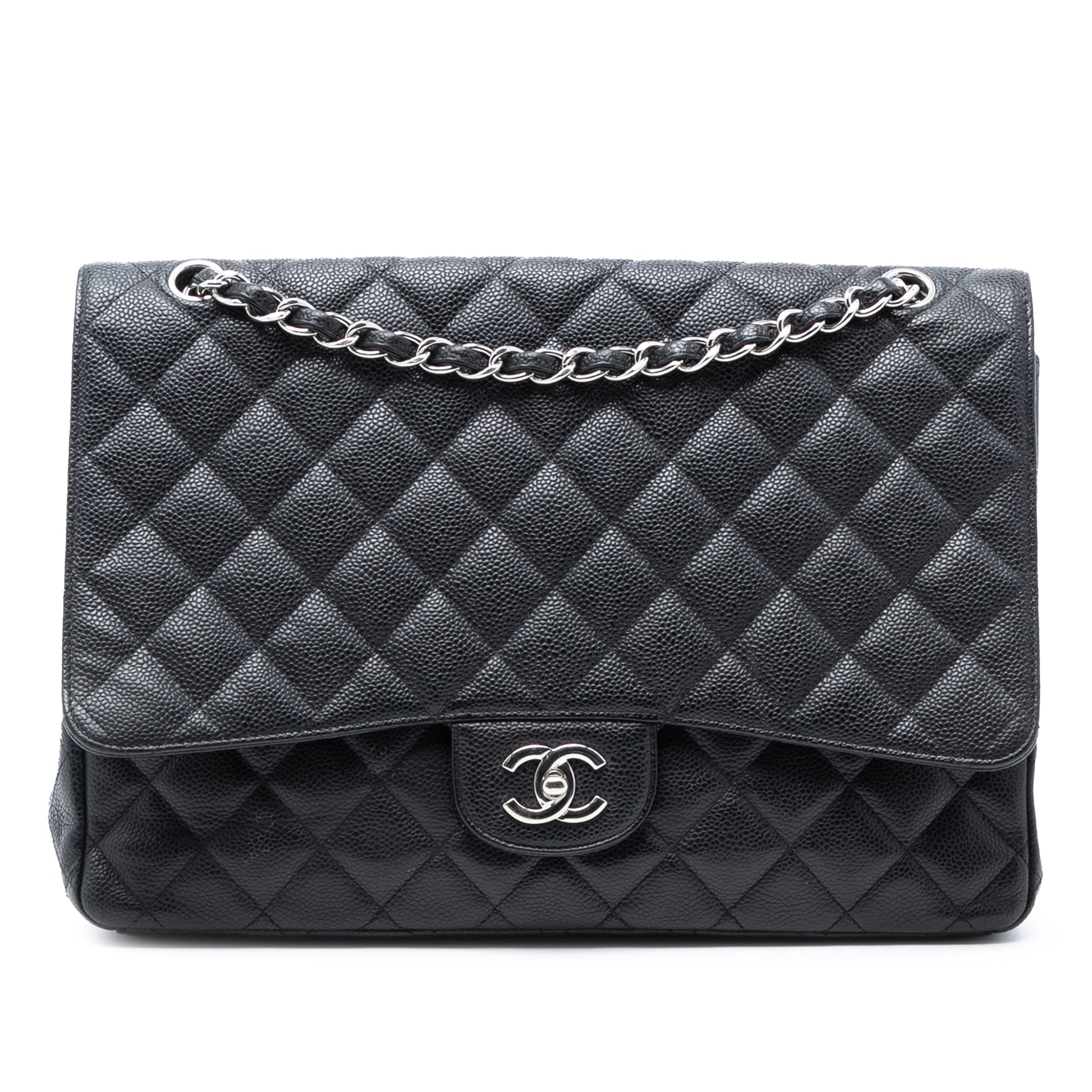 Chanel Maxi Classic Caviar Single Flap