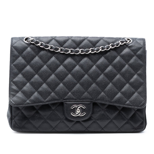 Chanel Maxi Classic Caviar Single Flap