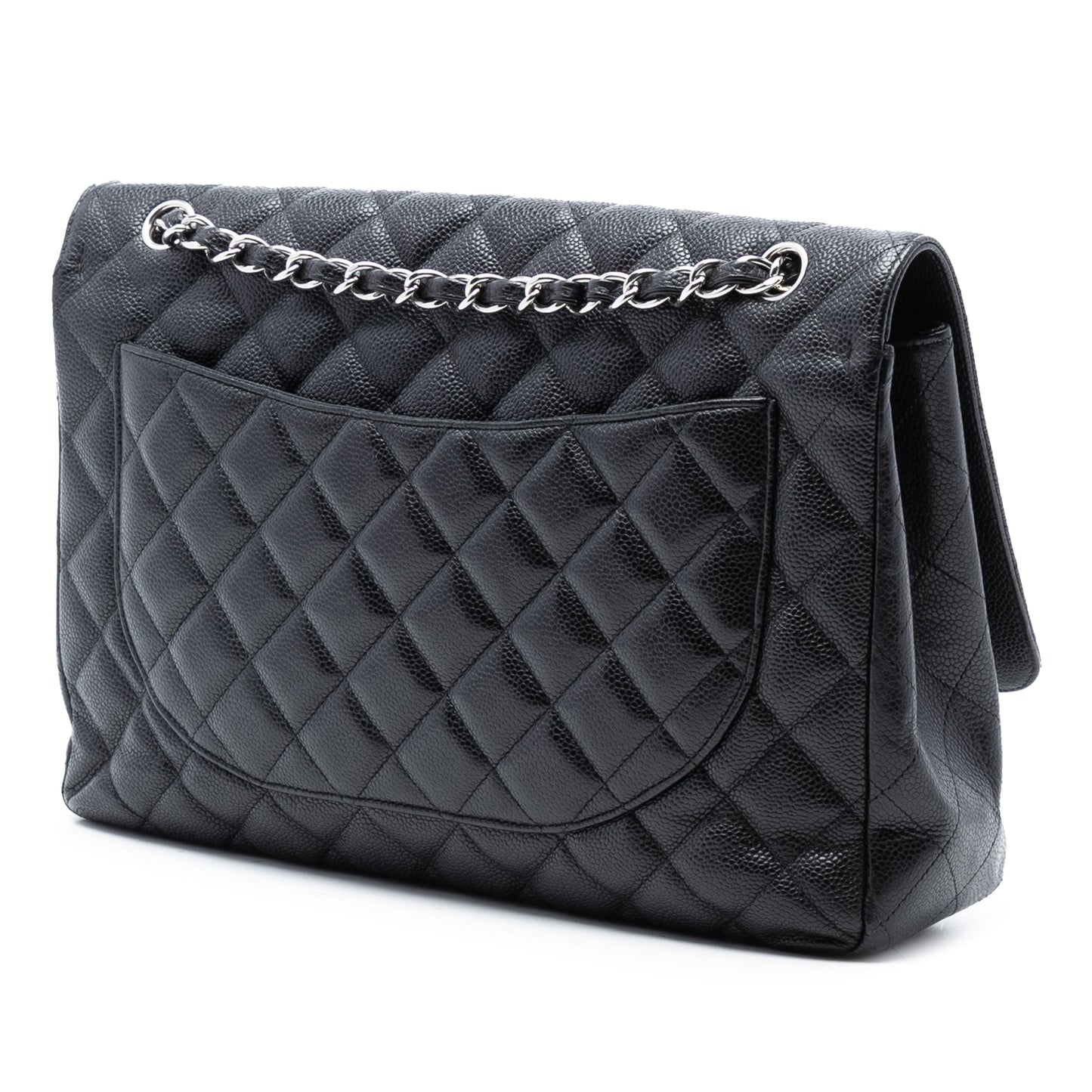 Chanel Maxi Classic Caviar Single Flap