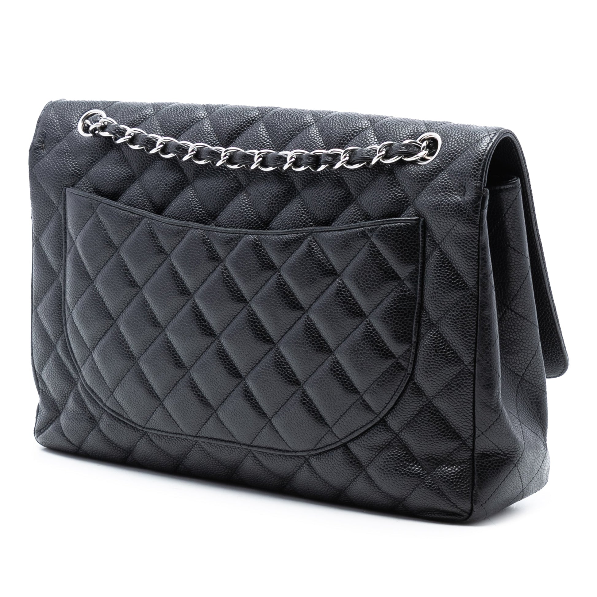 Chanel Maxi Classic Caviar Single Flap