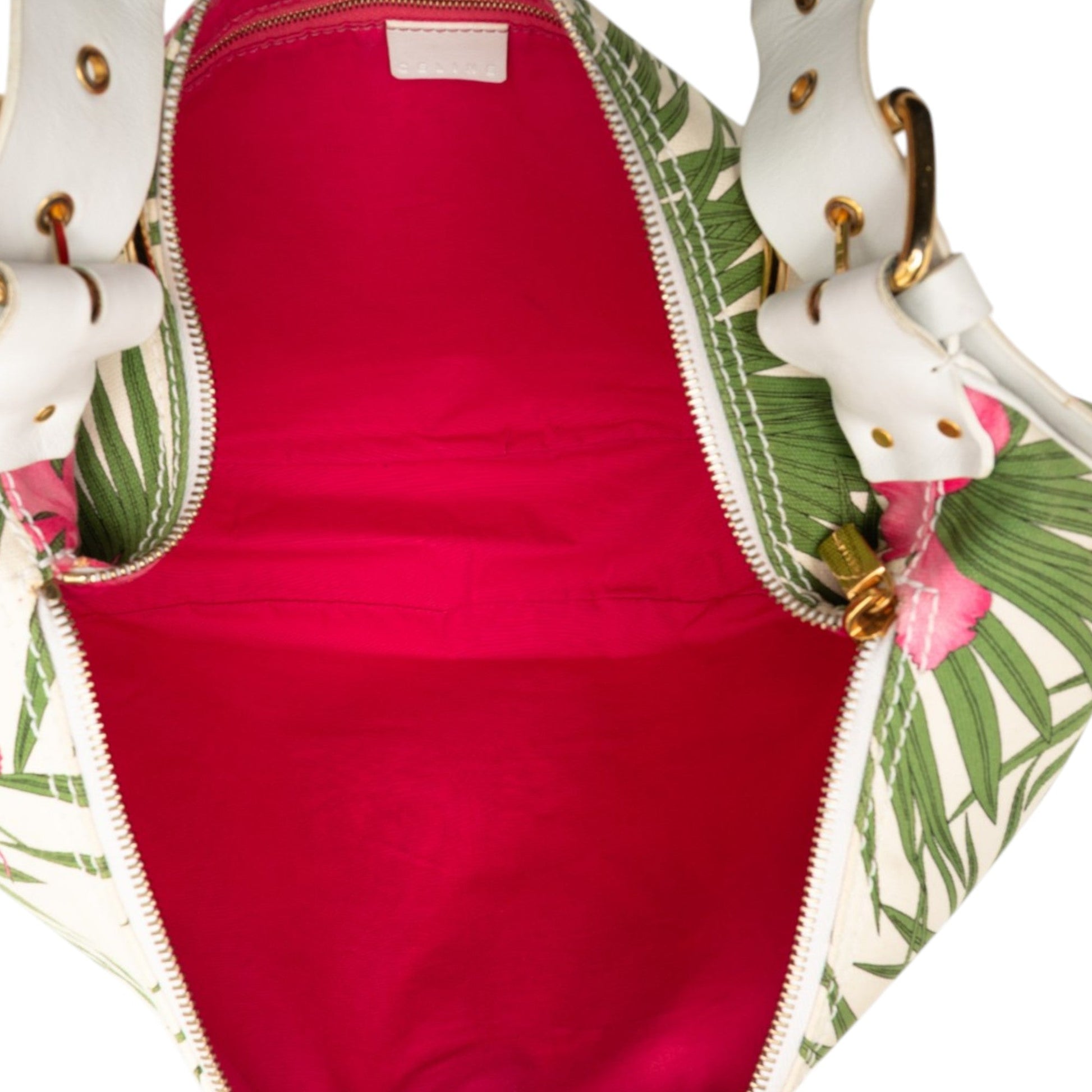 Floral Printed Canvas Crossbody