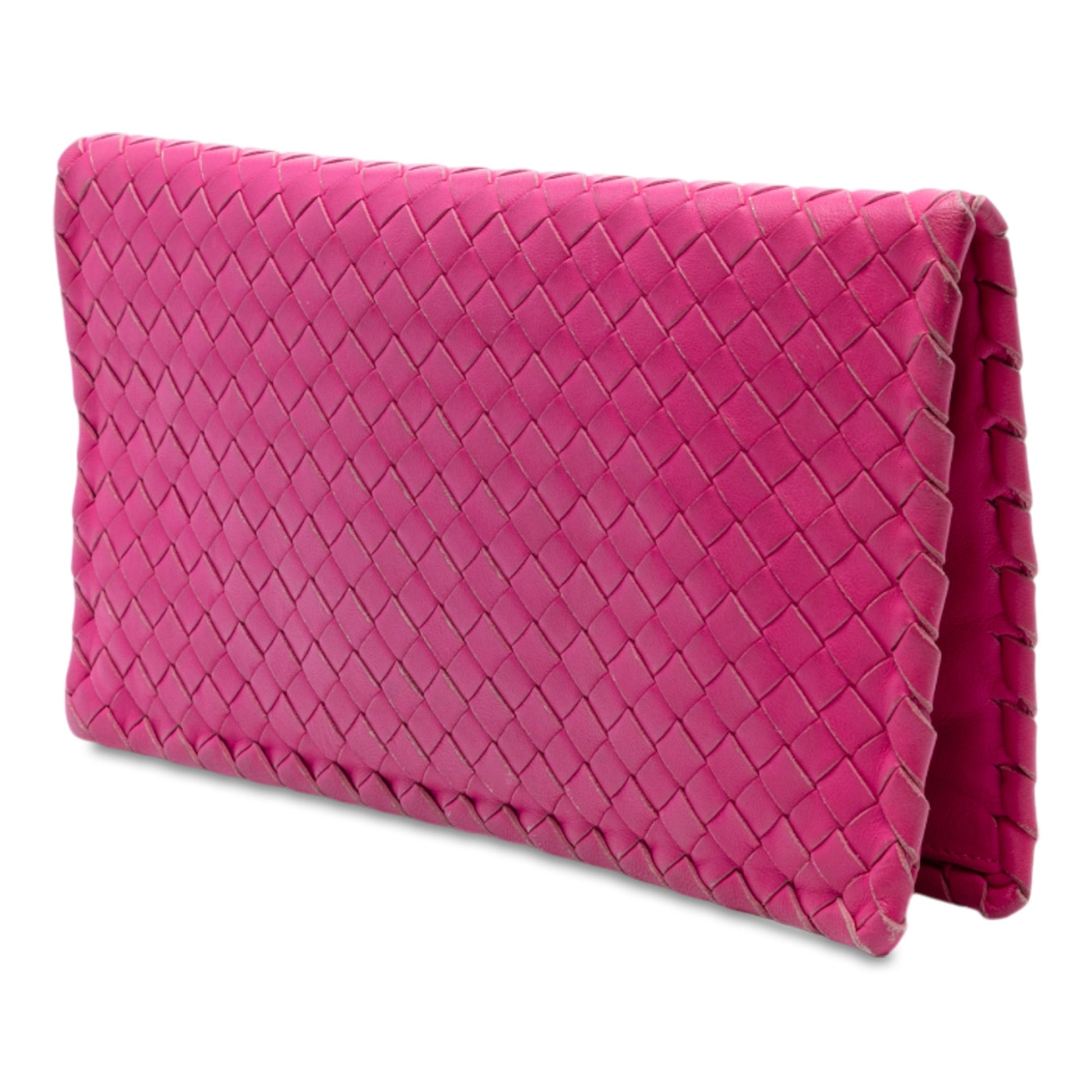 Bottega Veneta Nappa Intrecciato Turn Lock Clutch