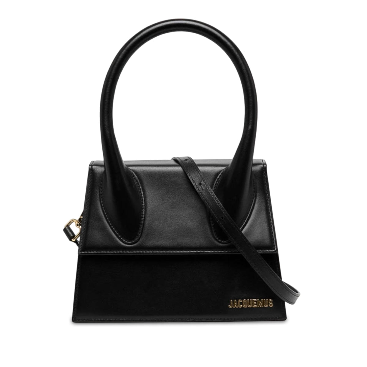 Jacquemus Smooth Calfskin Le Grand Chiquito — Black