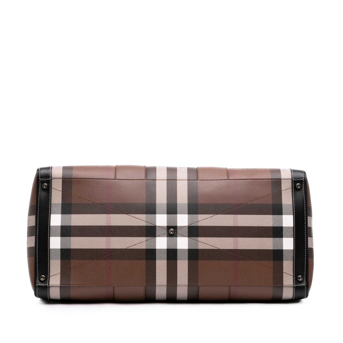 Burberry Giant Check Coated Canvas Travel Bag