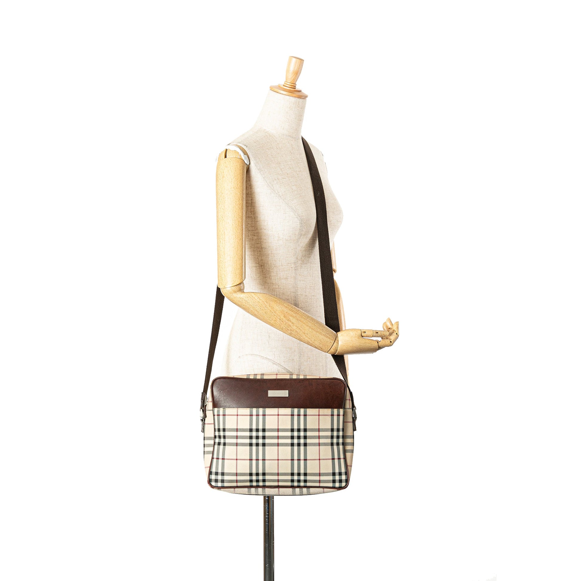Burberry House Check Canvas Crossbody