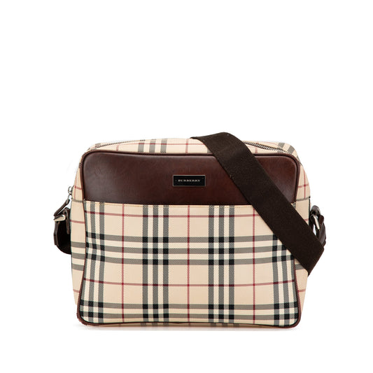 Burberry House Check Canvas Crossbody
