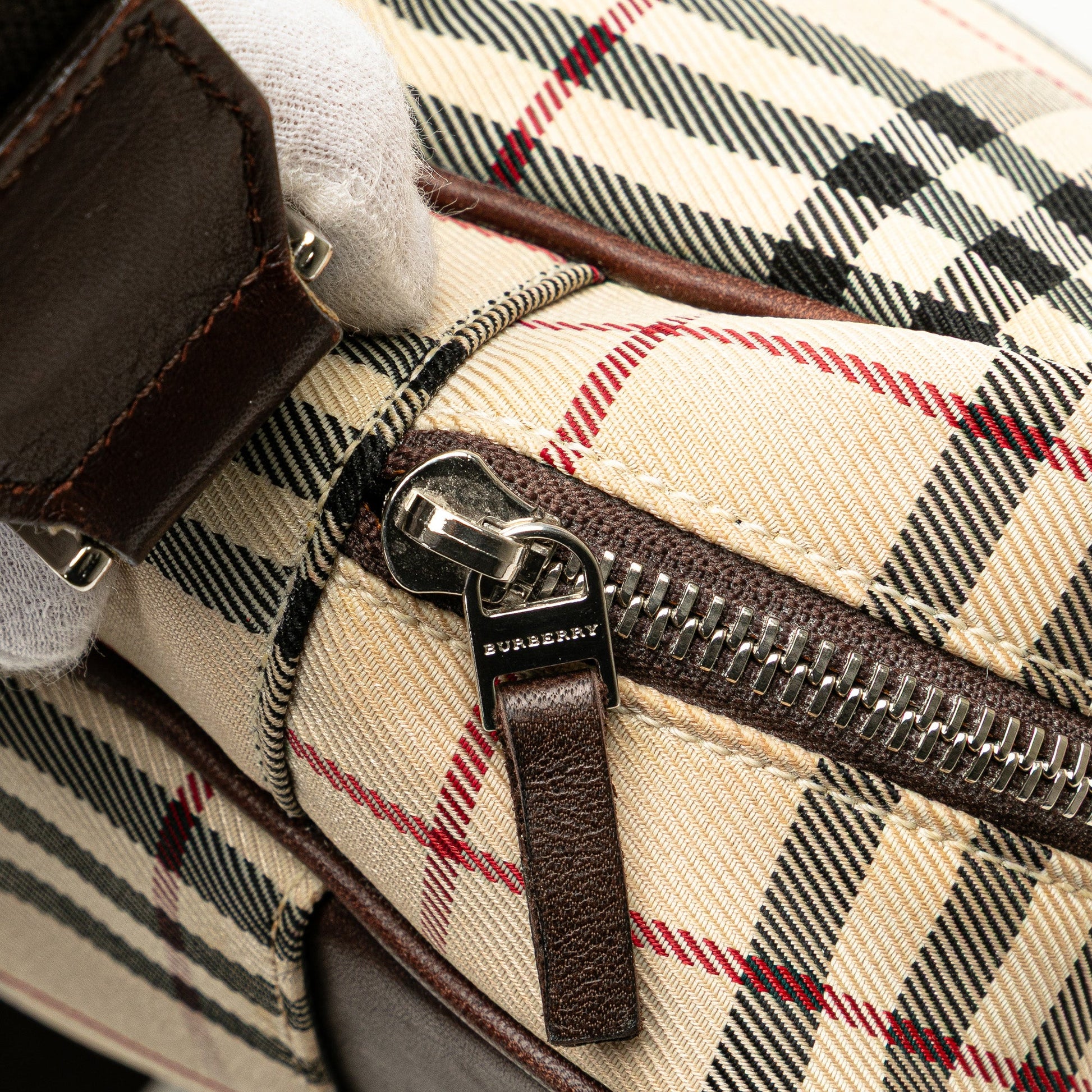 Burberry House Check Canvas Crossbody