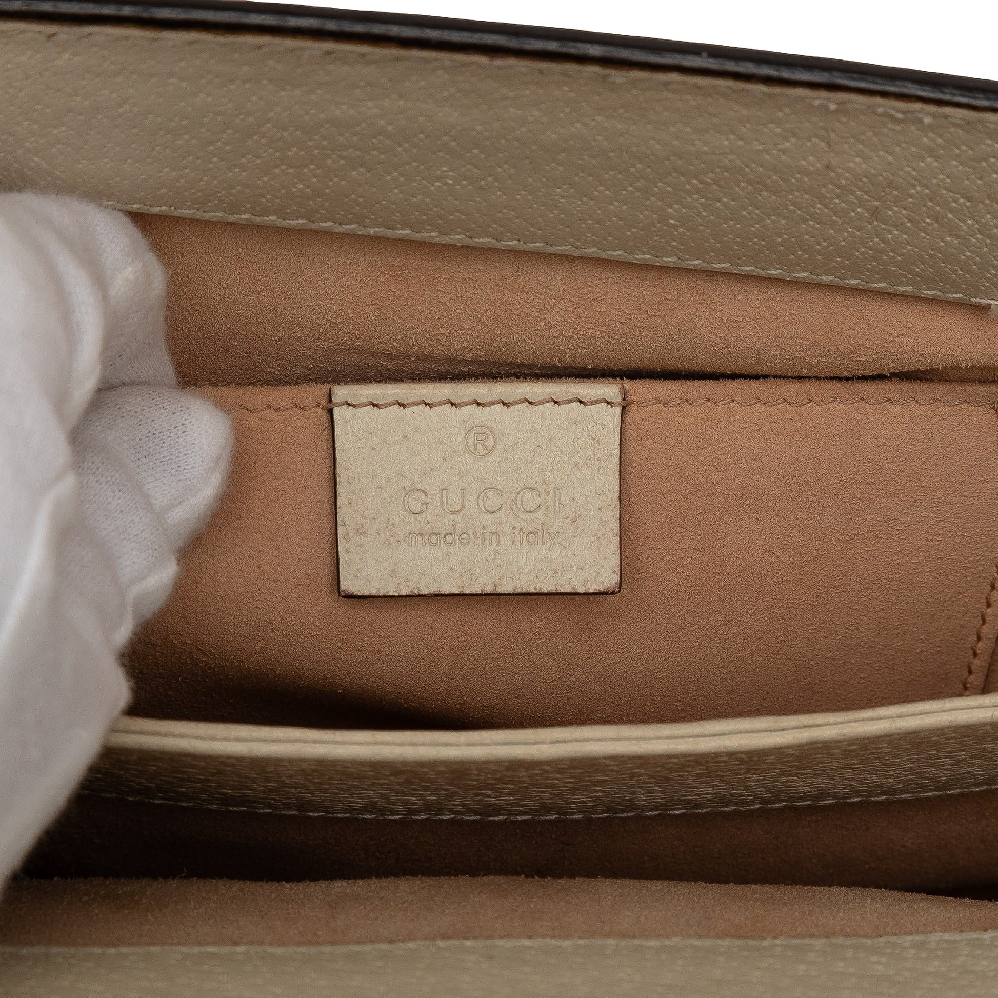 Gucci Small Calfskin Ophidia Chain Crossbody