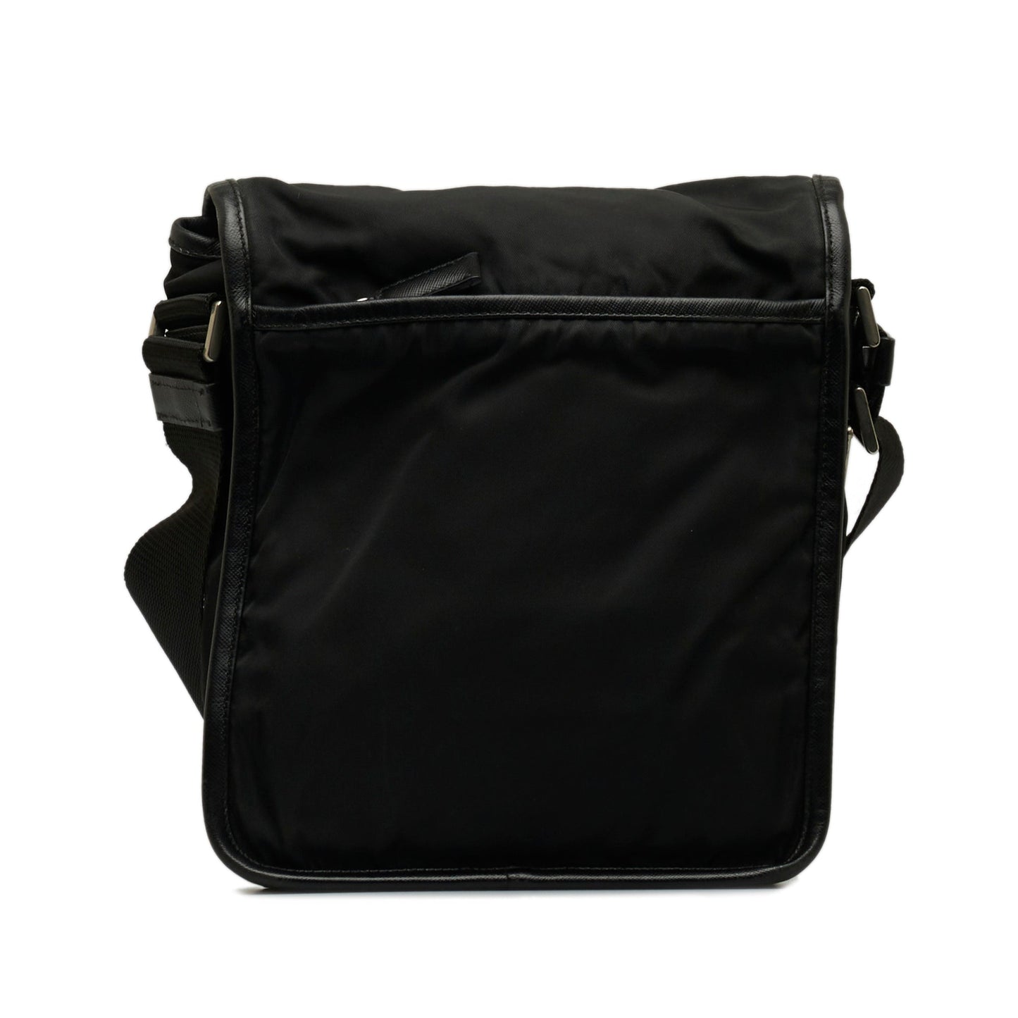 Prada Tessuto Buckle Messenger Bag