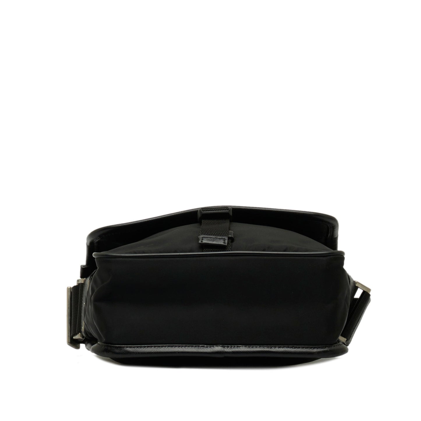 Prada Tessuto Buckle Messenger Bag