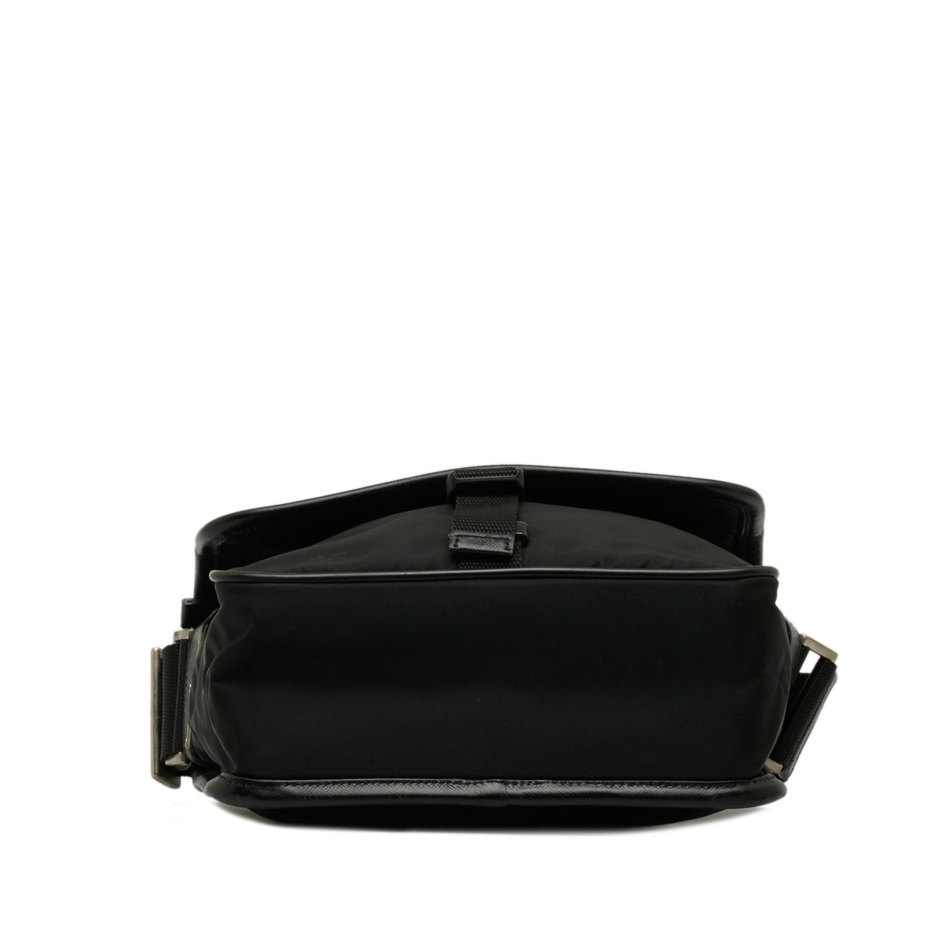 Prada Tessuto Buckle Messenger Bag