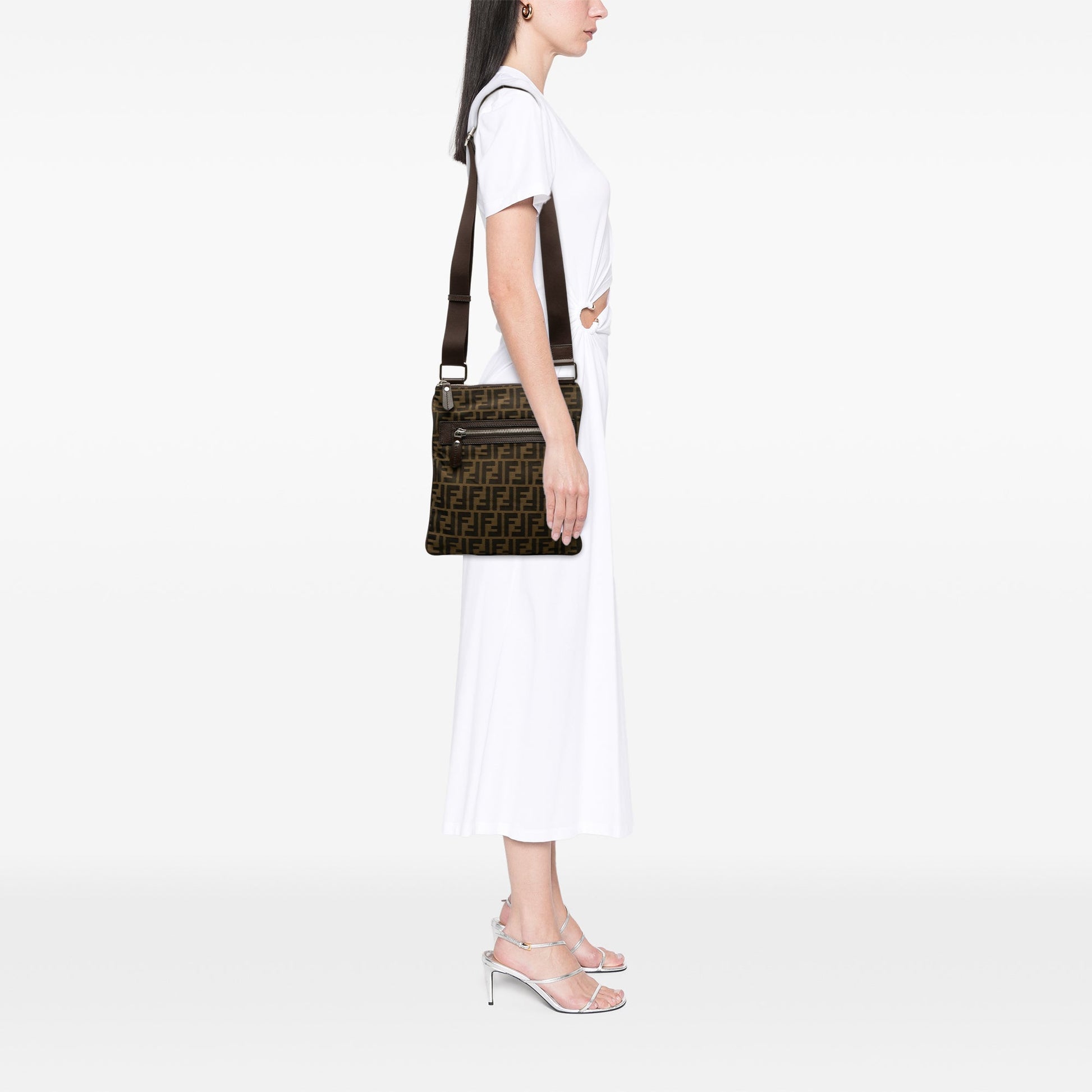 Fendi Zucca Canvas Crossbody