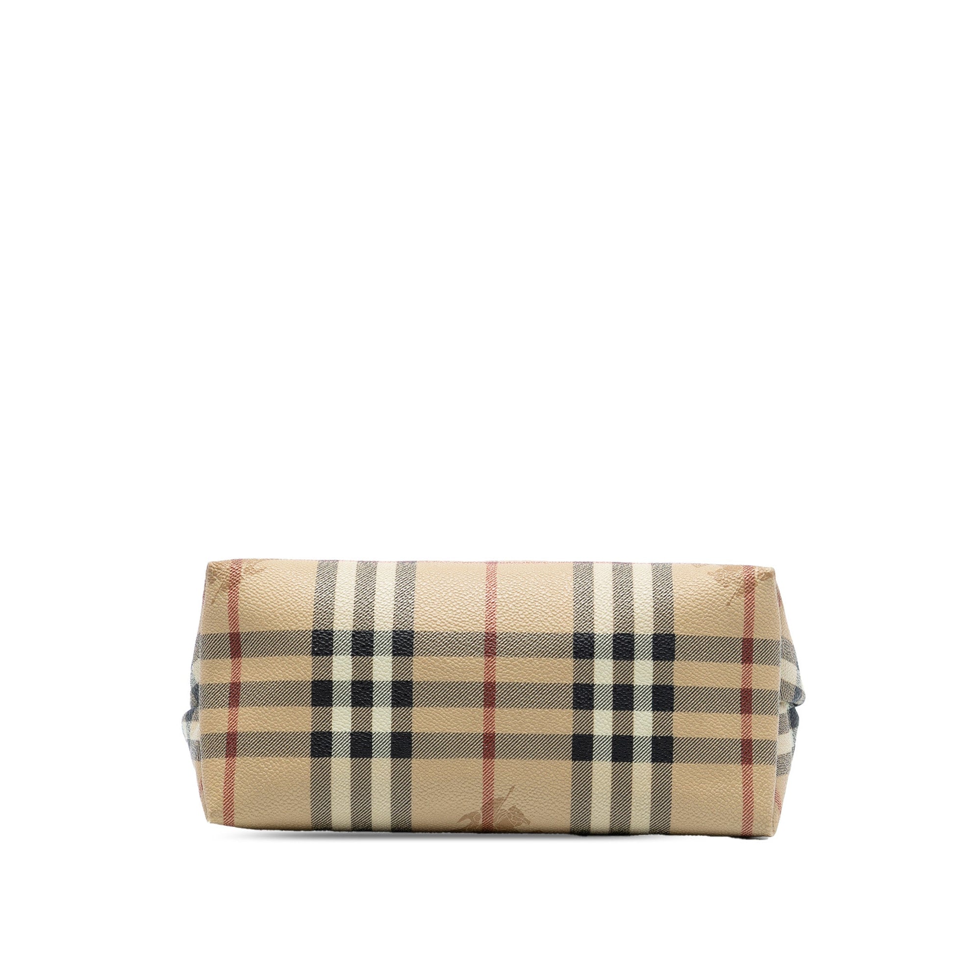 Burberry Haymarket Check Coated Canvas Handbag