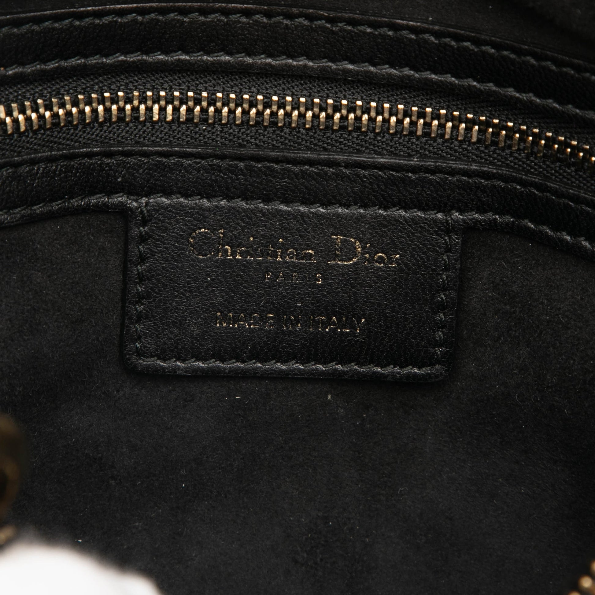 Dior Medium Lambskin Cannage Studded Supple Lady Dior