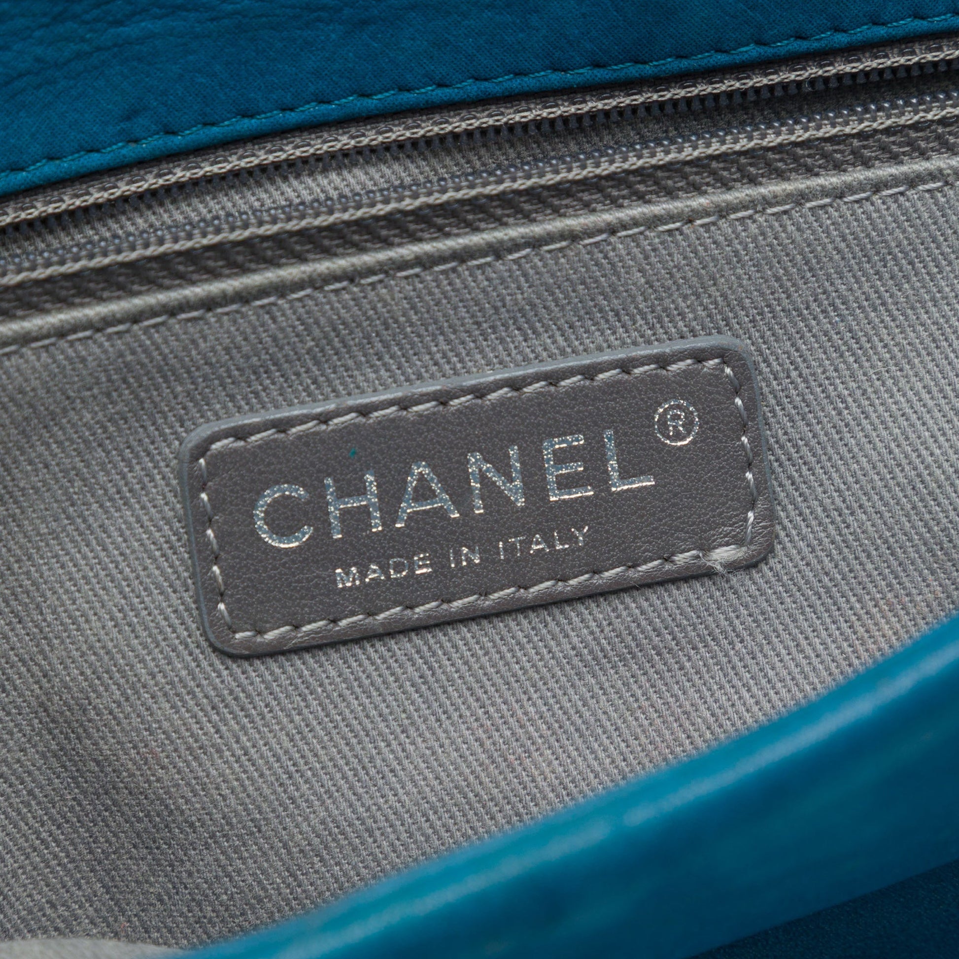 Chanel Iridescent Calfskin East Glint Flap
