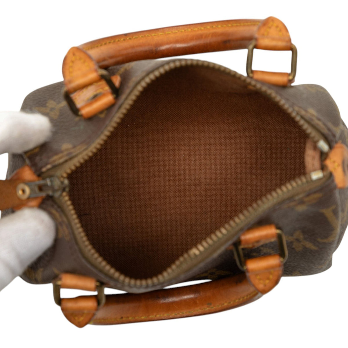 Louis Vuitton Monogram Mini Speedy HL — Brown